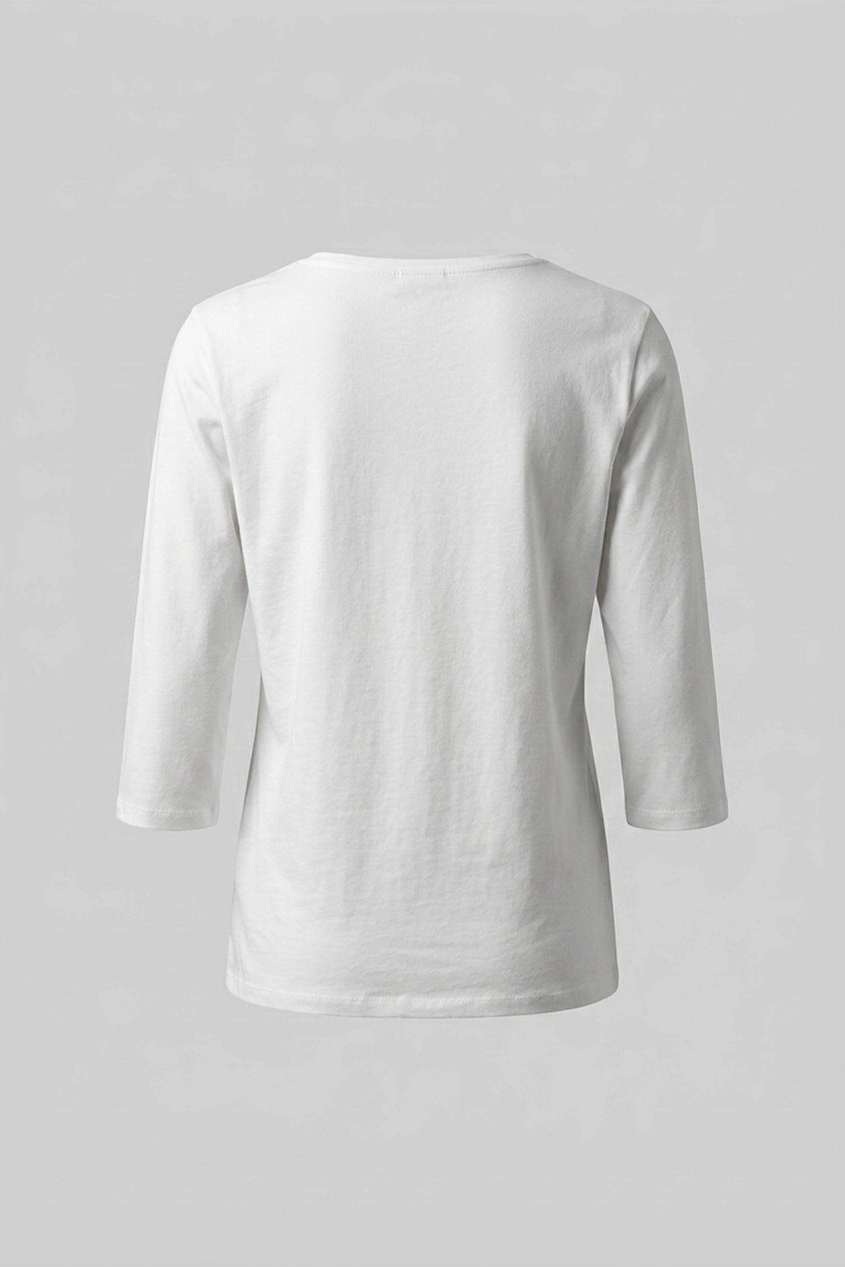 Basic 3/4 Sleeve Top for Women - Casual Everyday Wear