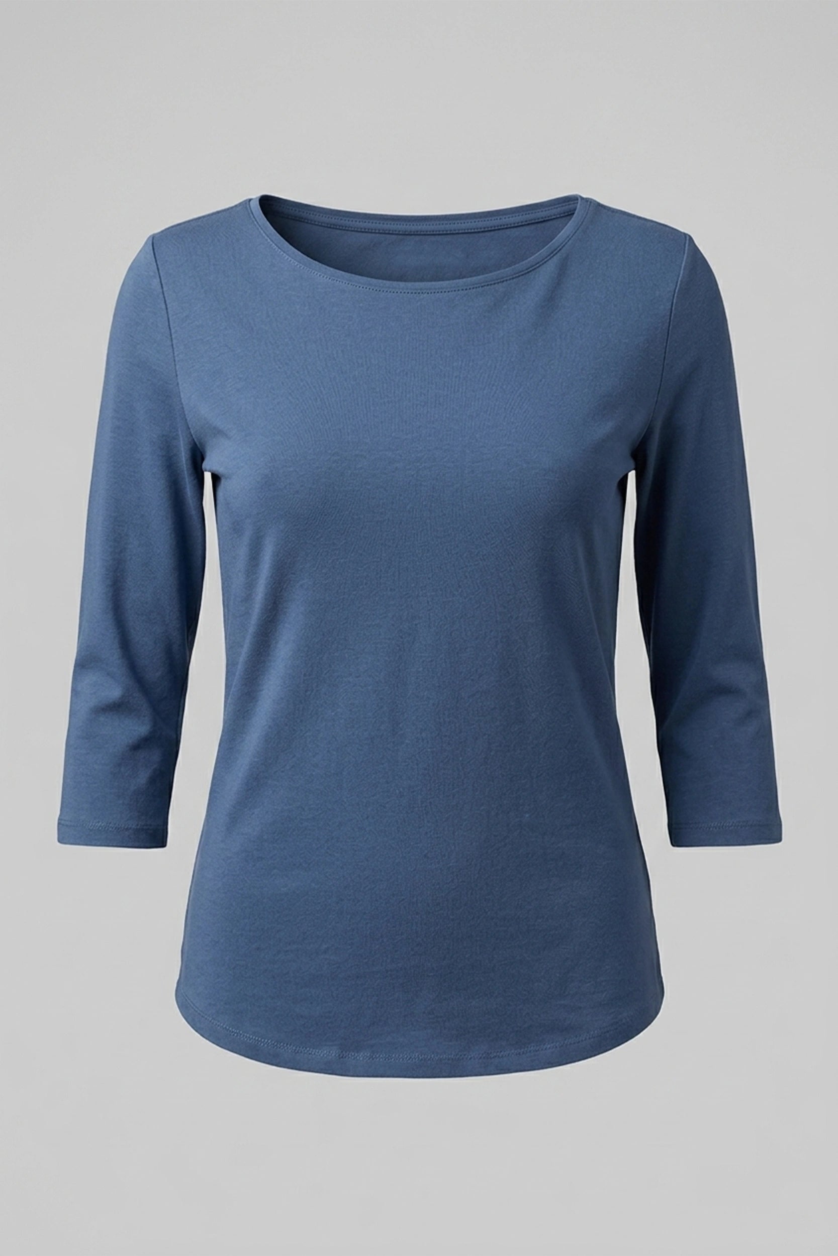 Basic 3/4 Sleeve Top for Women - Casual Everyday Wear