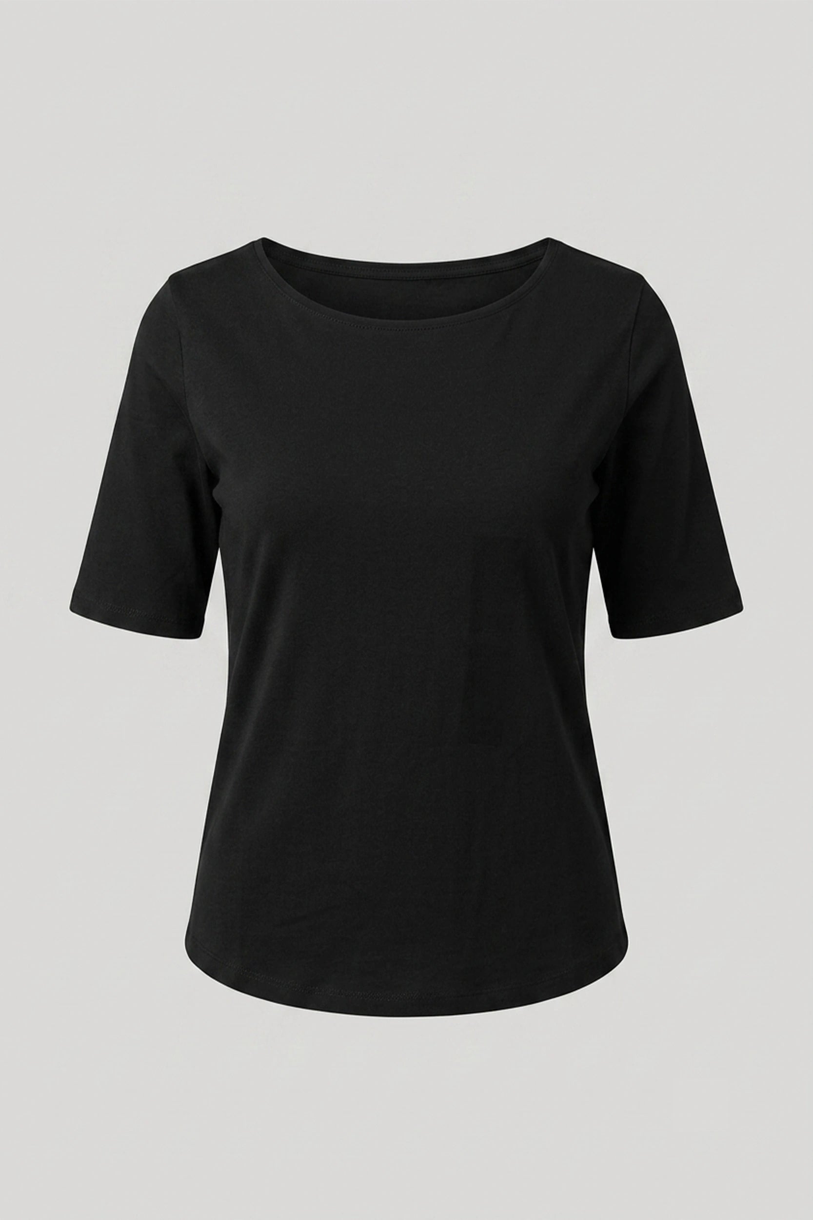 Basic 3/4 Sleeve Top for Women - Casual Everyday Wear