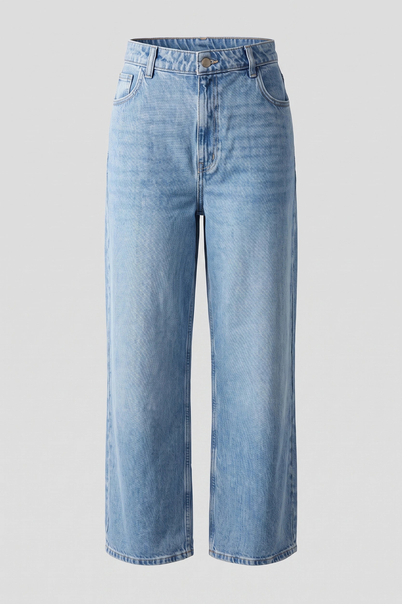 High Rise Wide Leg Denim Jeans Women Multi Colour