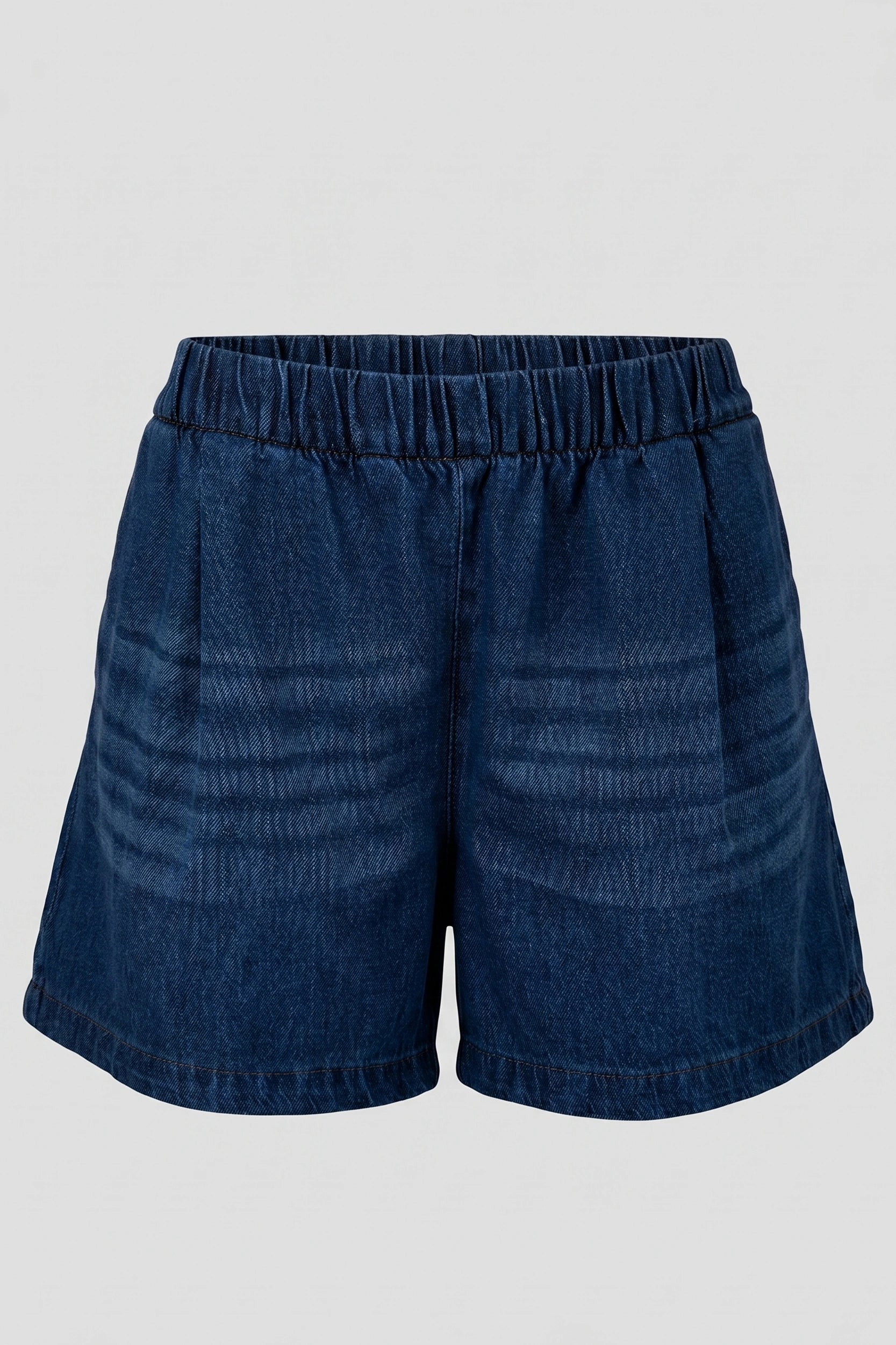 Elastic Waist Denim Shorts for Women UAE