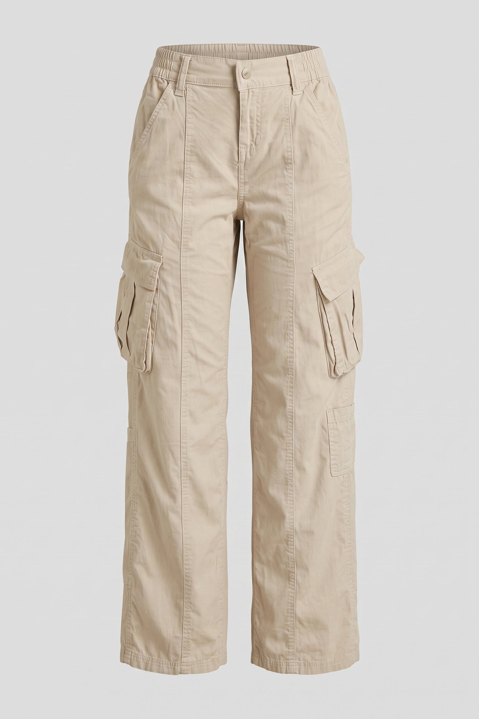 High Rise 5 Pocket Soft Cargo Pants Women Casual