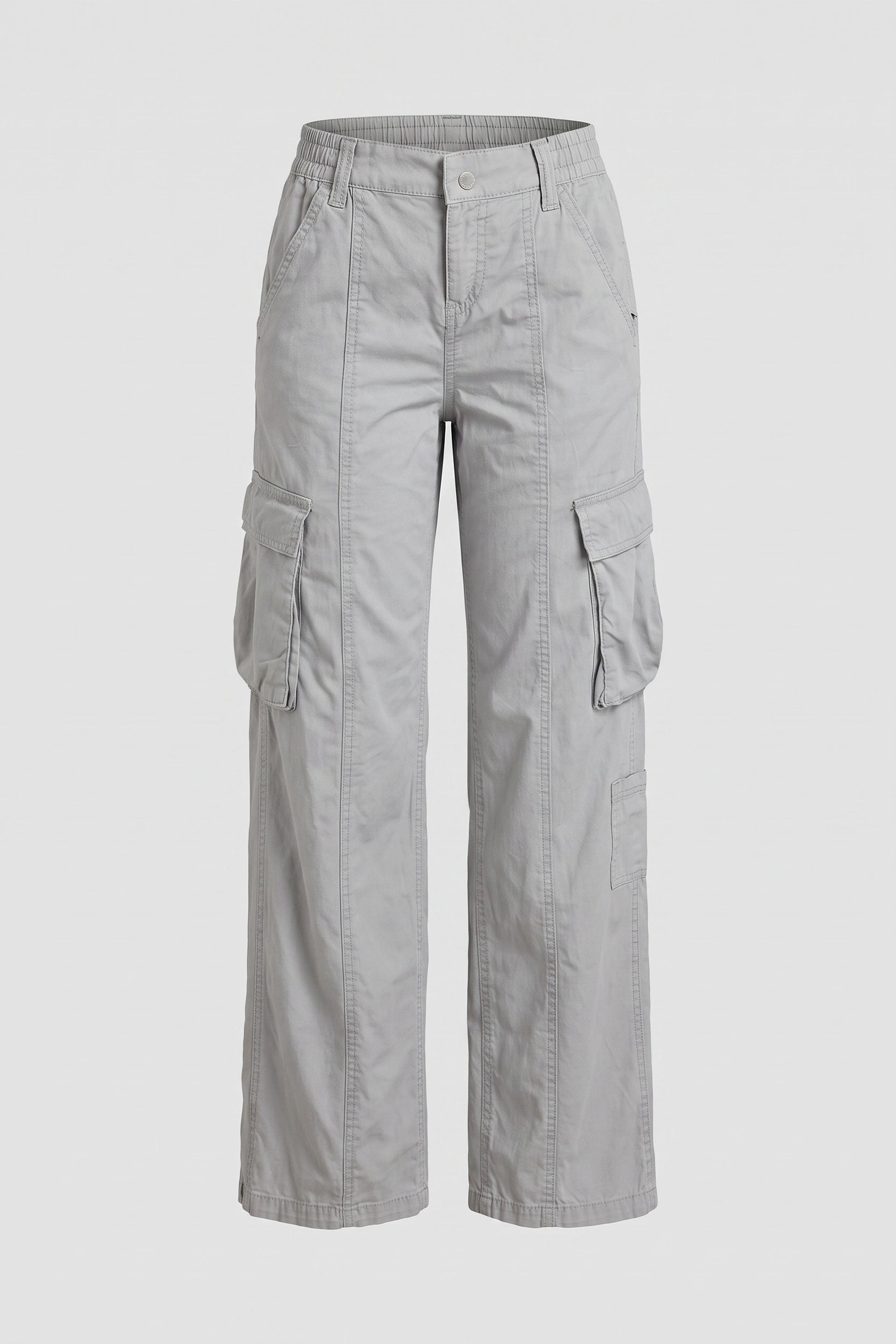 High Rise 5 Pocket Soft Cargo Pants Women Casual