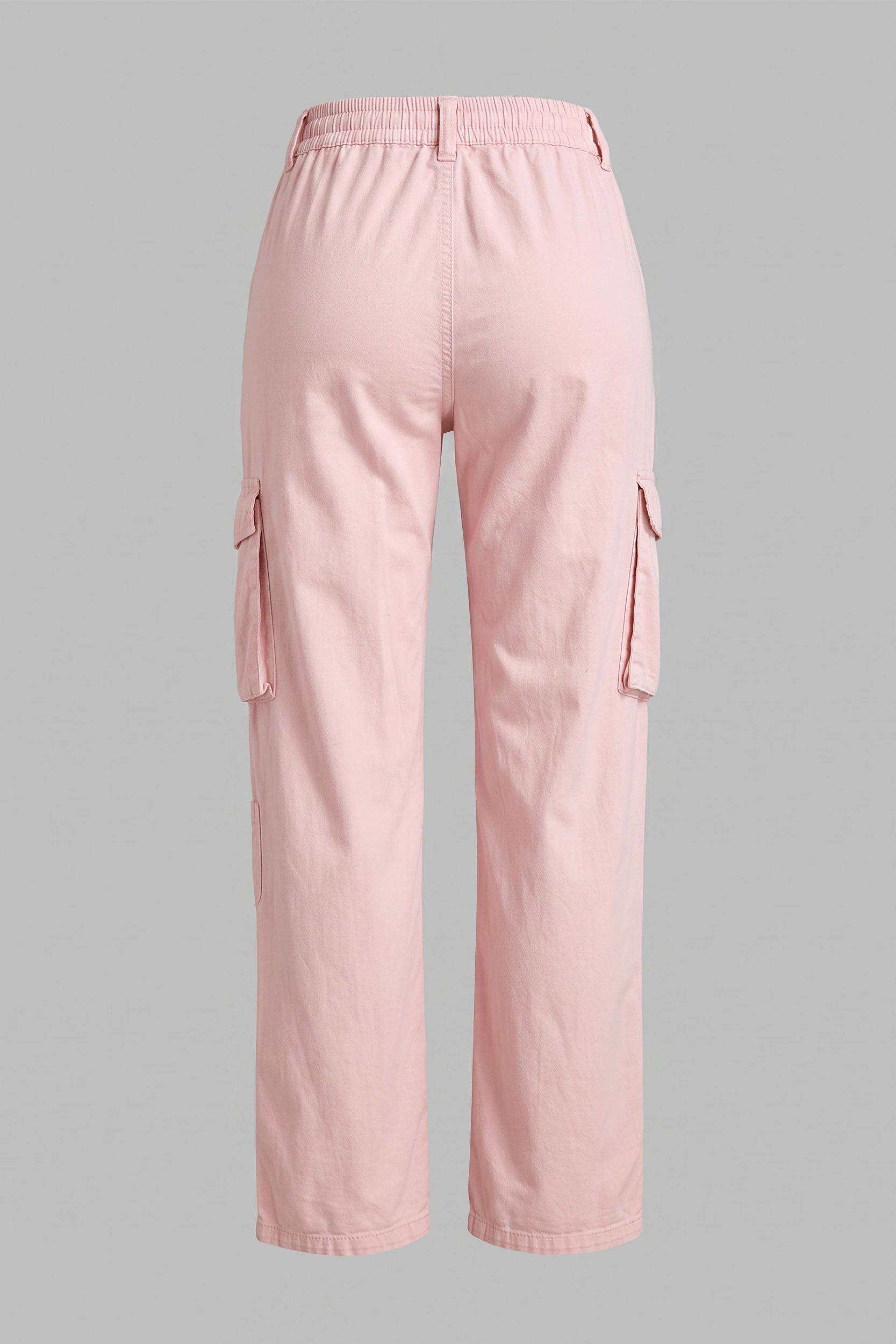 High Rise 5 Pocket Soft Cargo Pants Women Casual