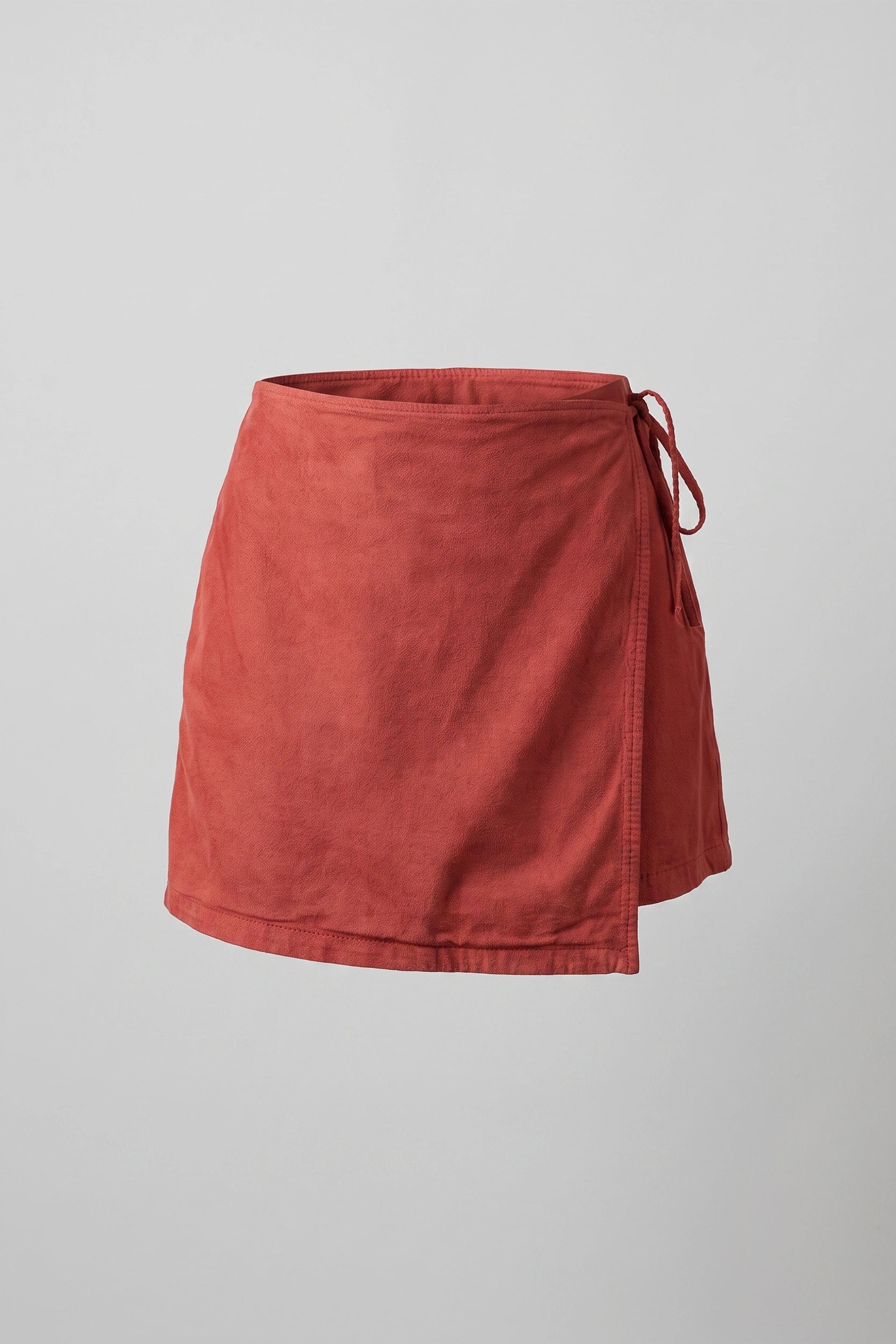High Rise Skort with Side Ribbon Women Casual Skirt