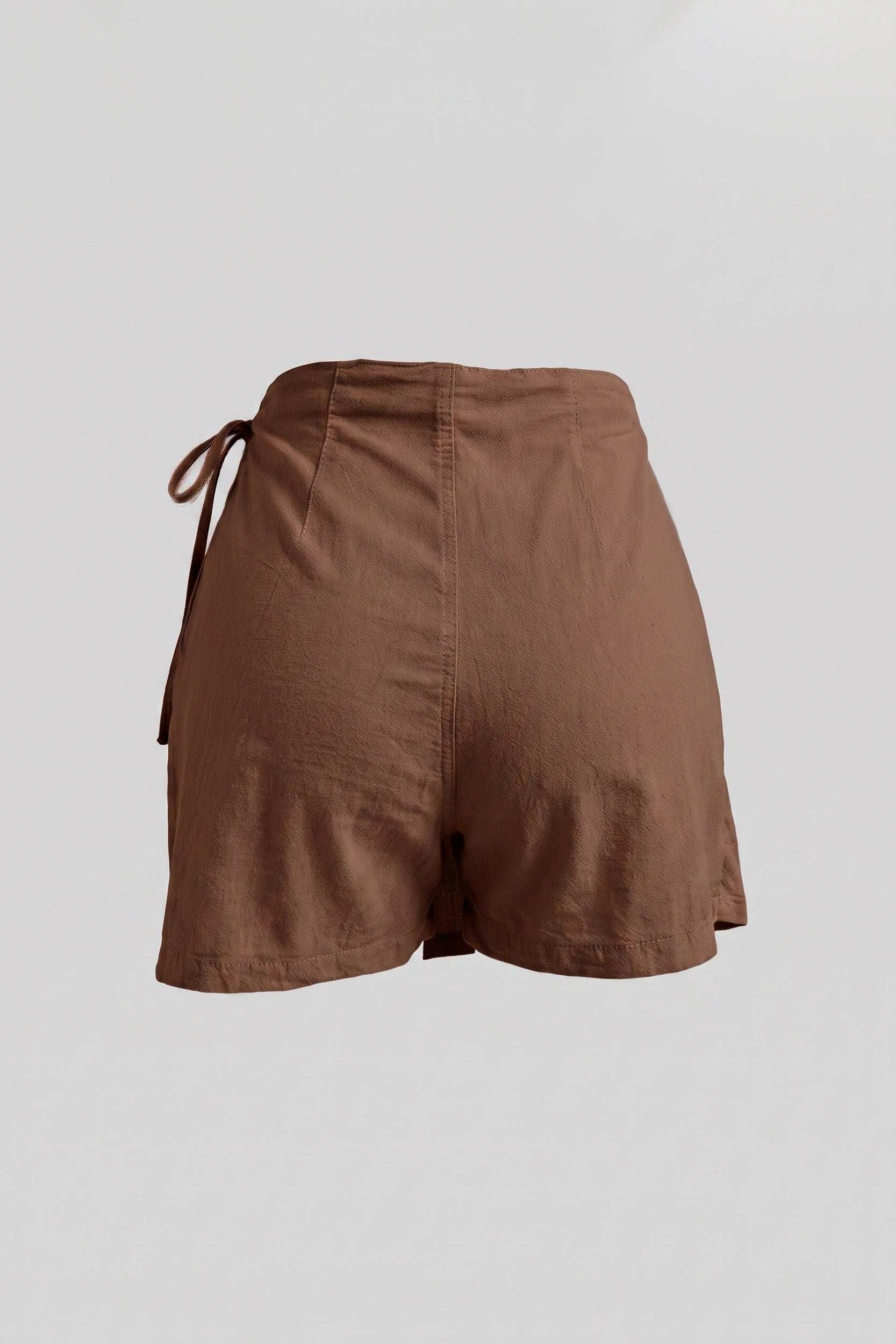 High Rise Skort with Side Ribbon Women Casual Skirt