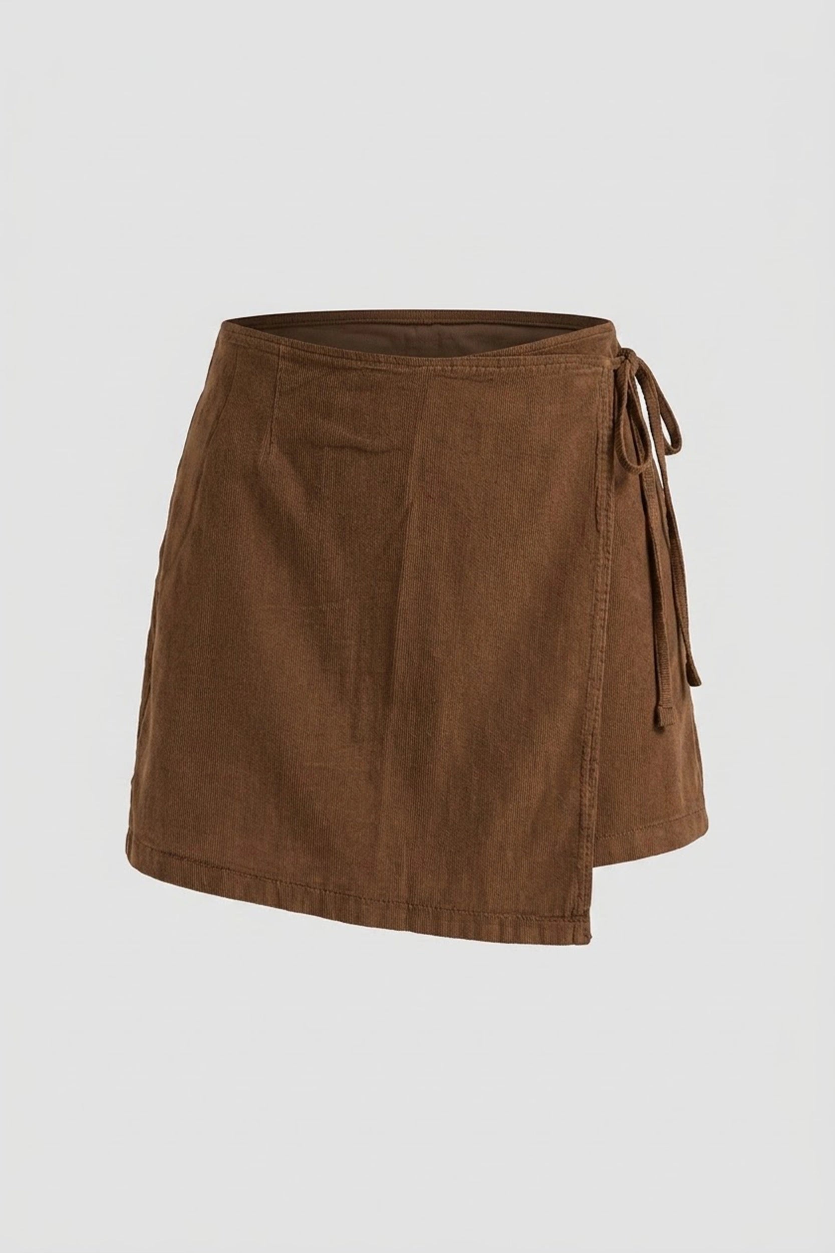 High Rise Skort with Side Ribbon Women Casual Skirt