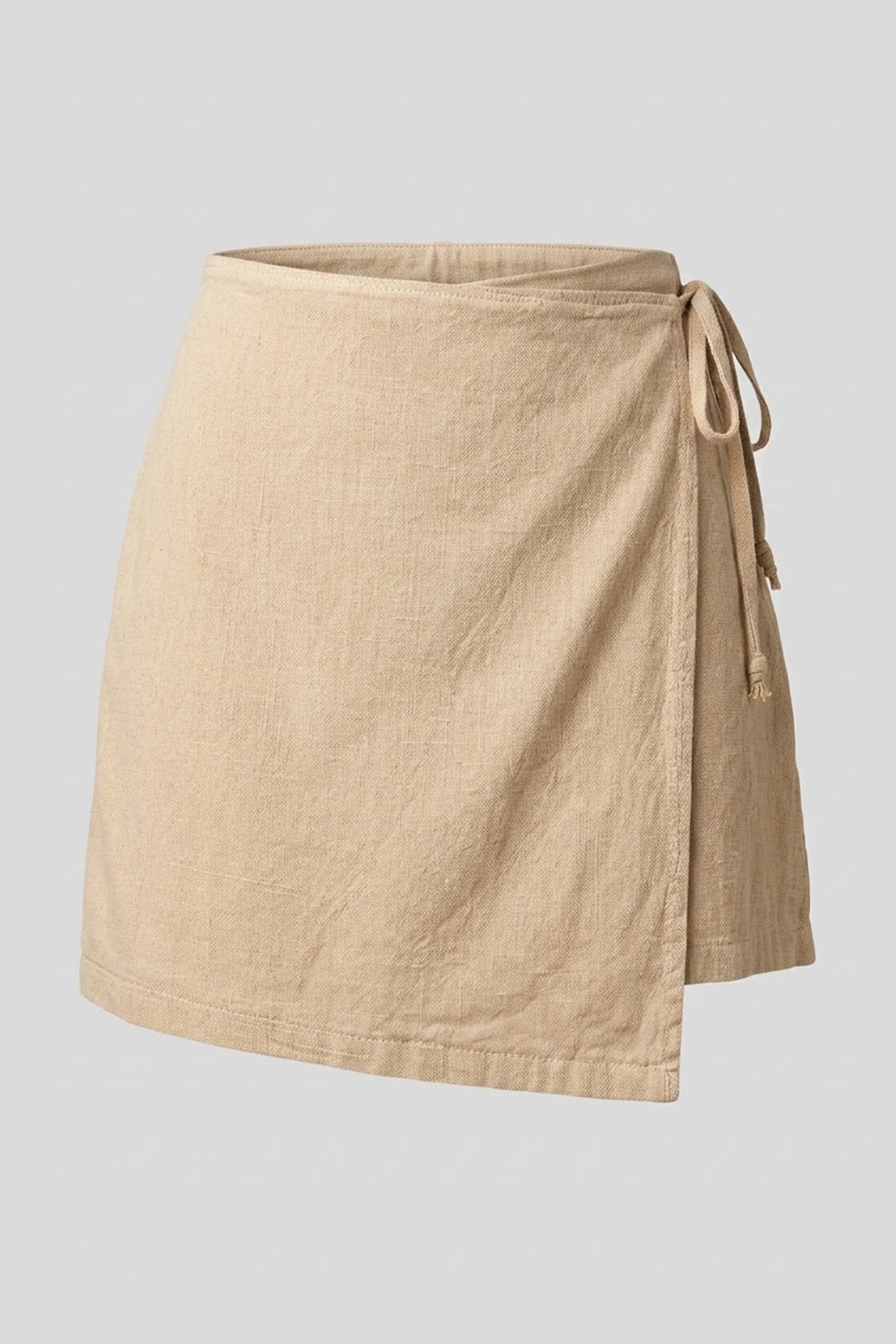 High Rise Skort with Side Ribbon Women Casual Skirt