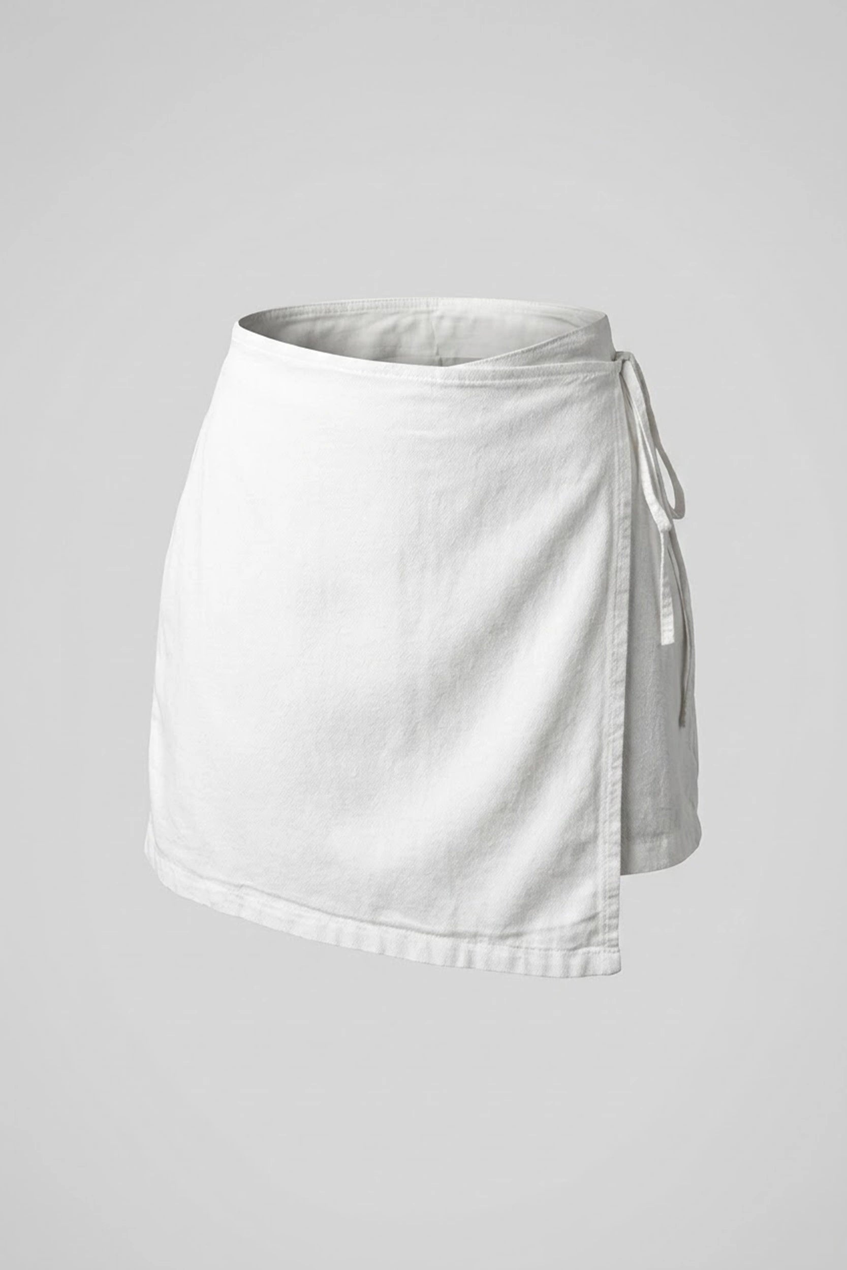 High Rise Skort with Side Ribbon Women Casual Skirt