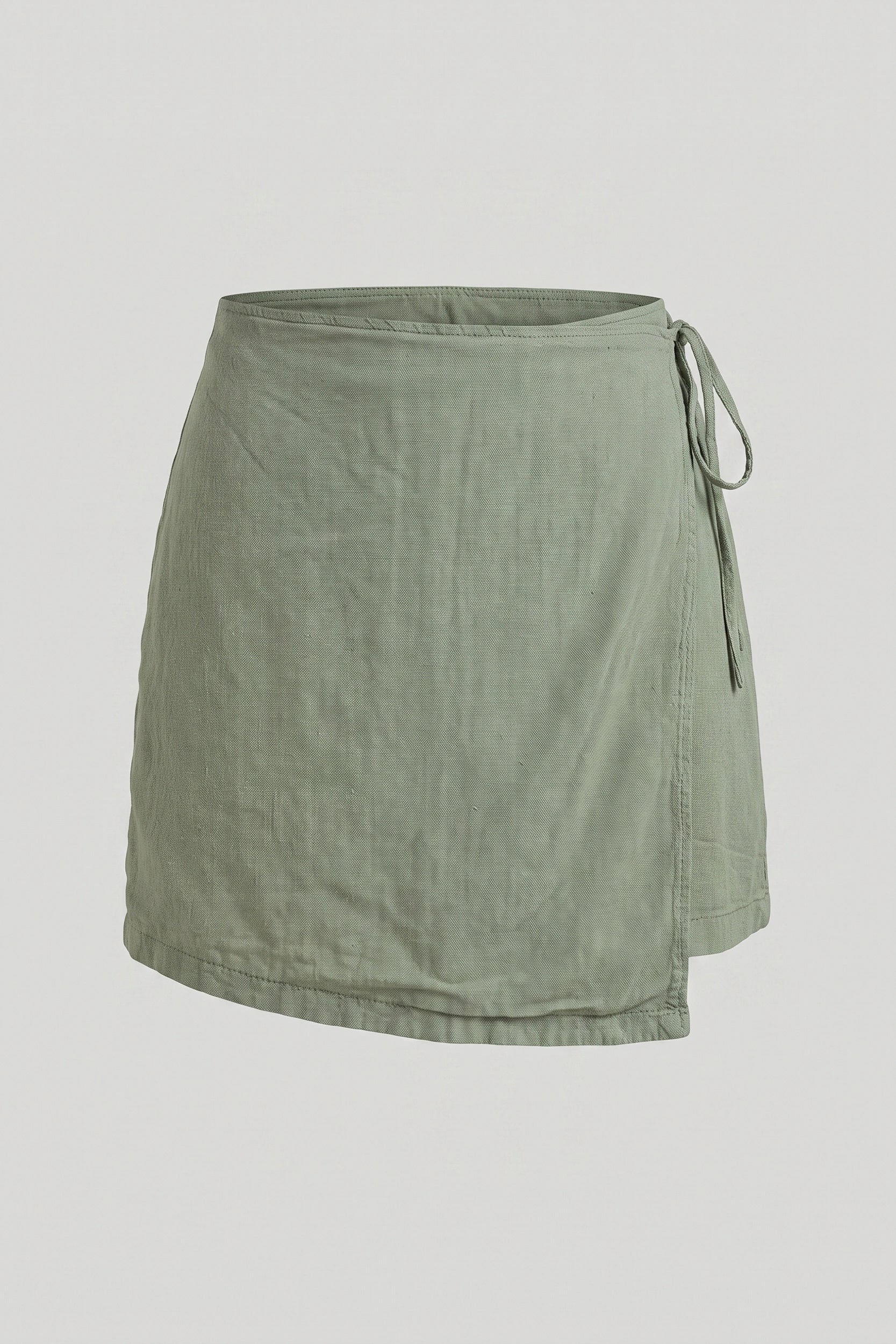 High Rise Skort with Side Ribbon Women Casual Skirt