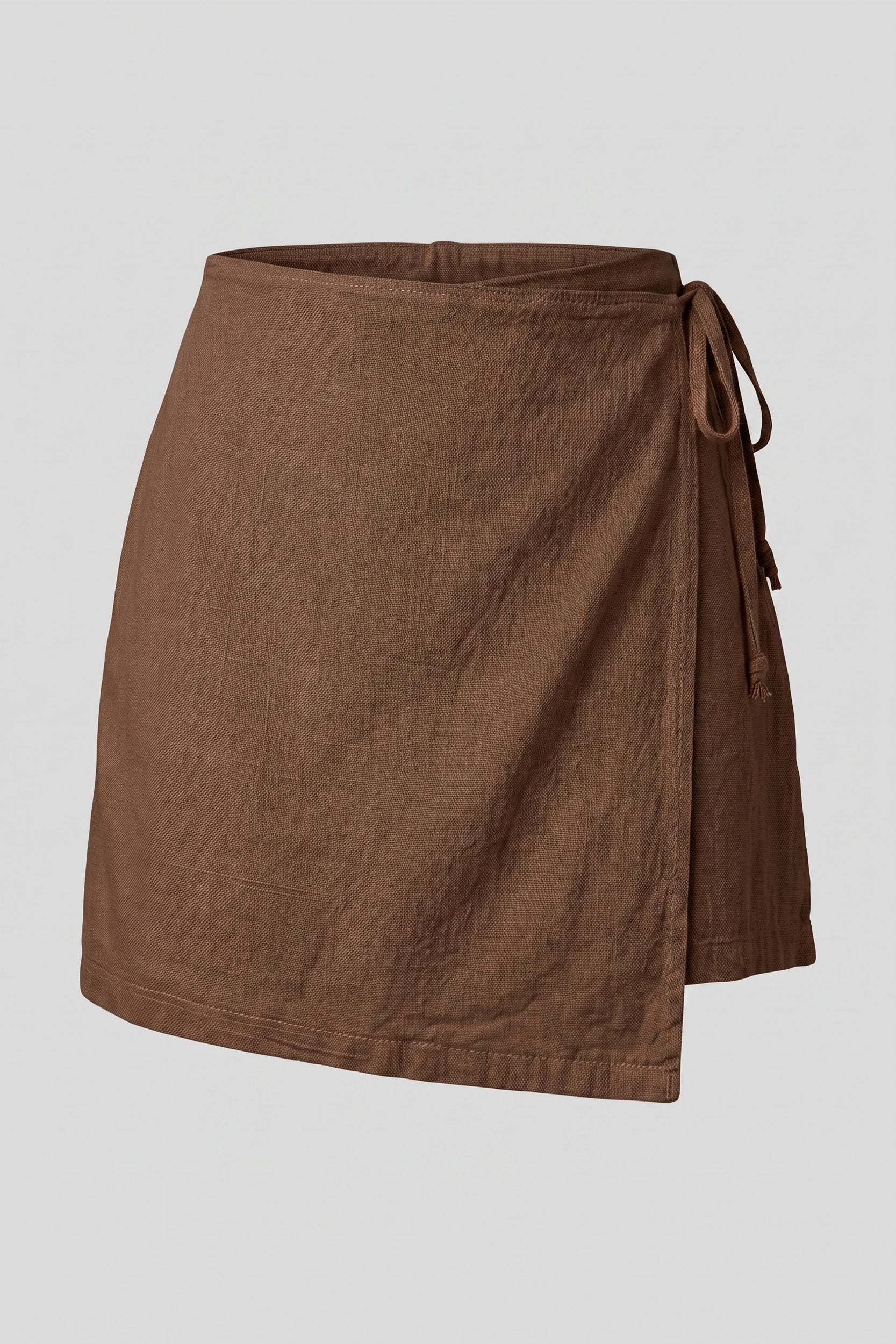 High Rise Skort with Side Ribbon Women Casual Skirt
