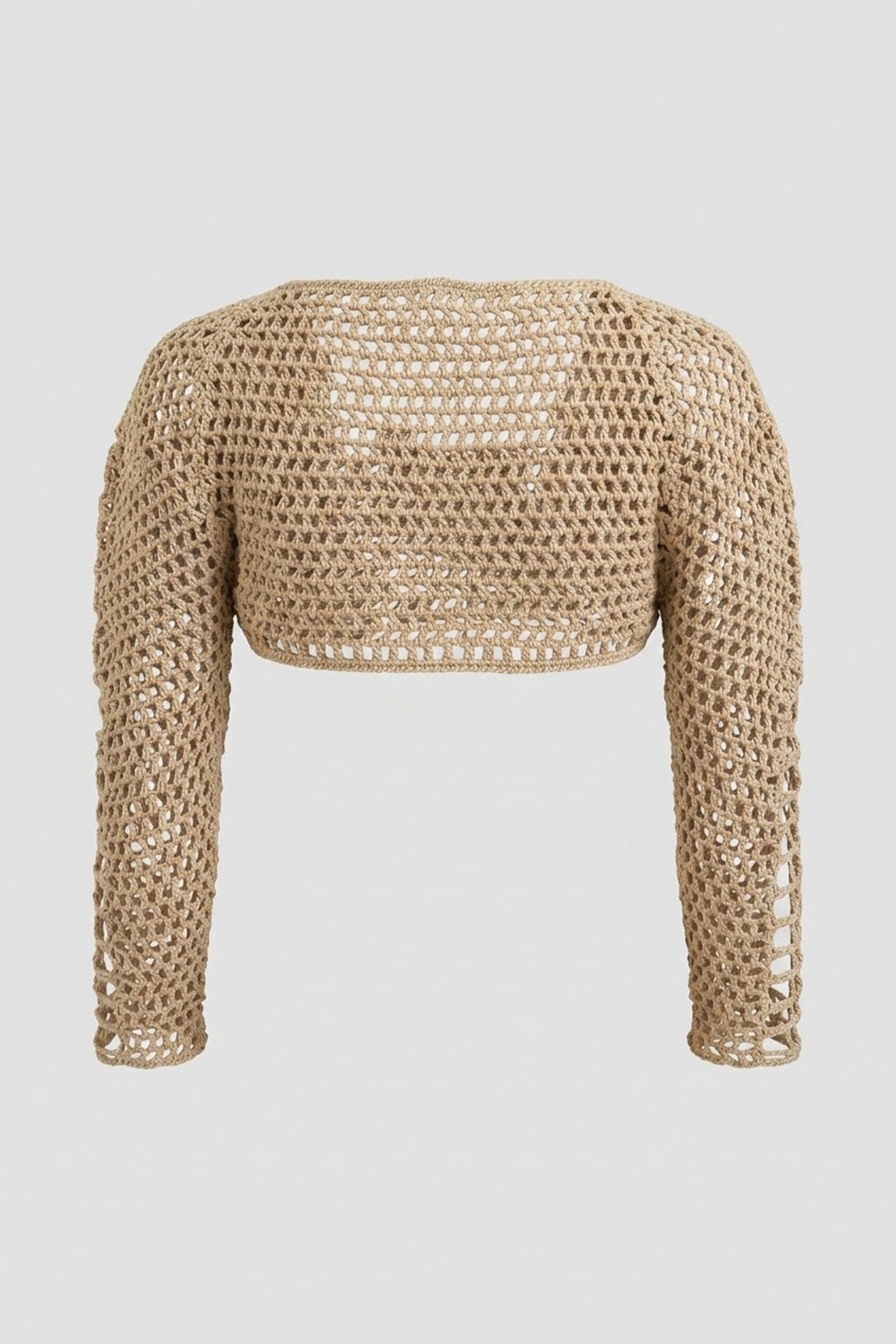 Knitted Bolero Cardigan Long Sleeve - Layering Essential