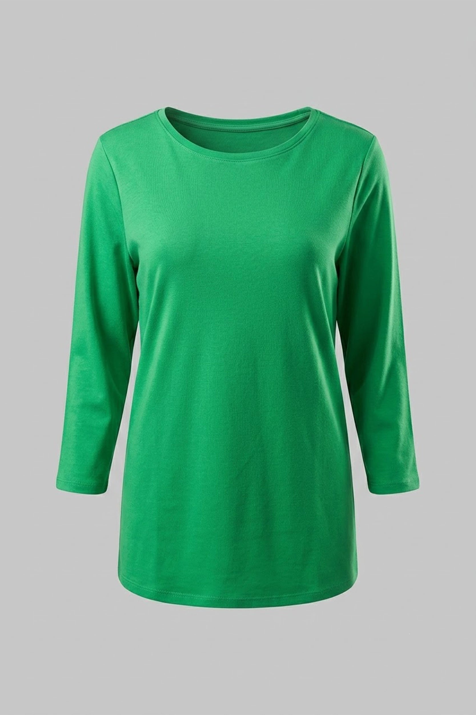 Ladies 3/4 Sleeve Top - Casual Everyday Breathable Wear