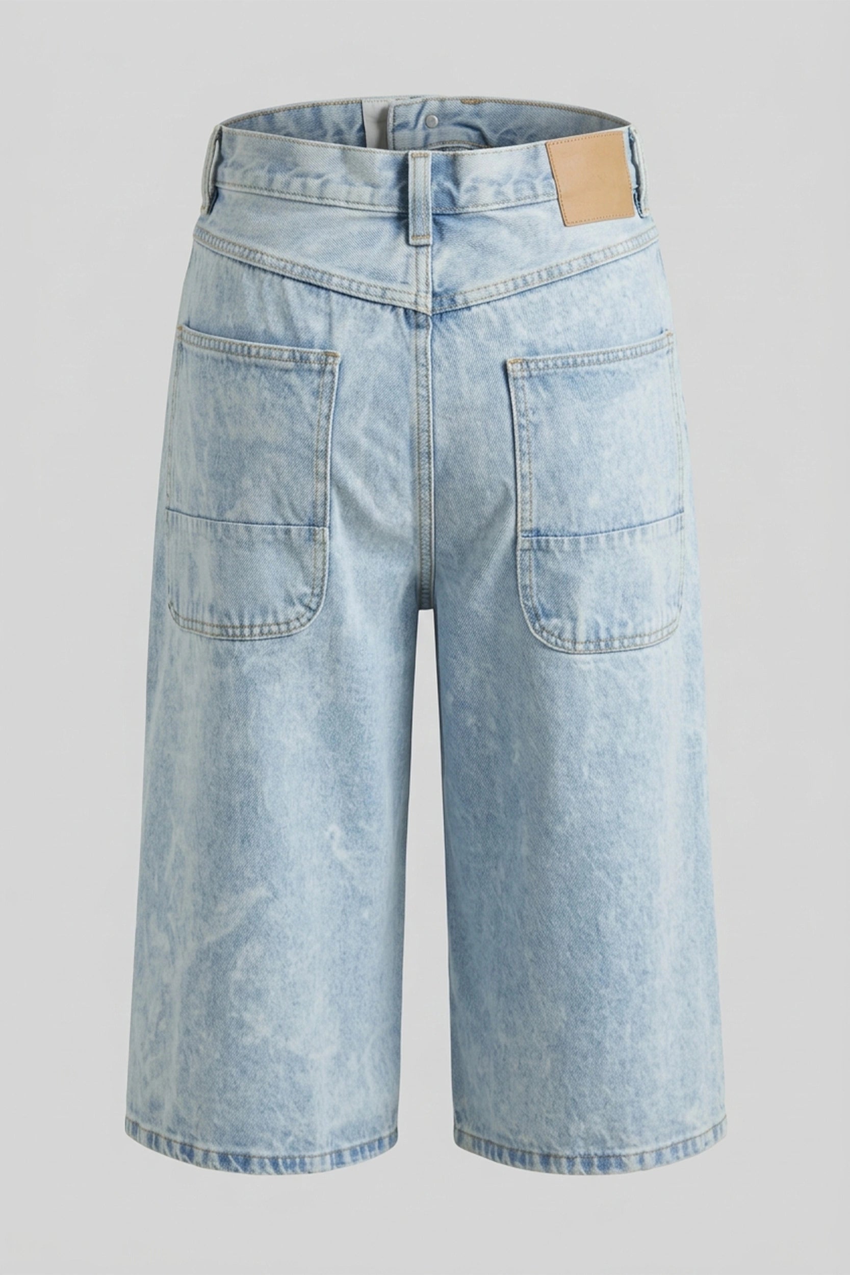 Ladies Denim Baggy Shorts Women Jorts Casual Relaxed