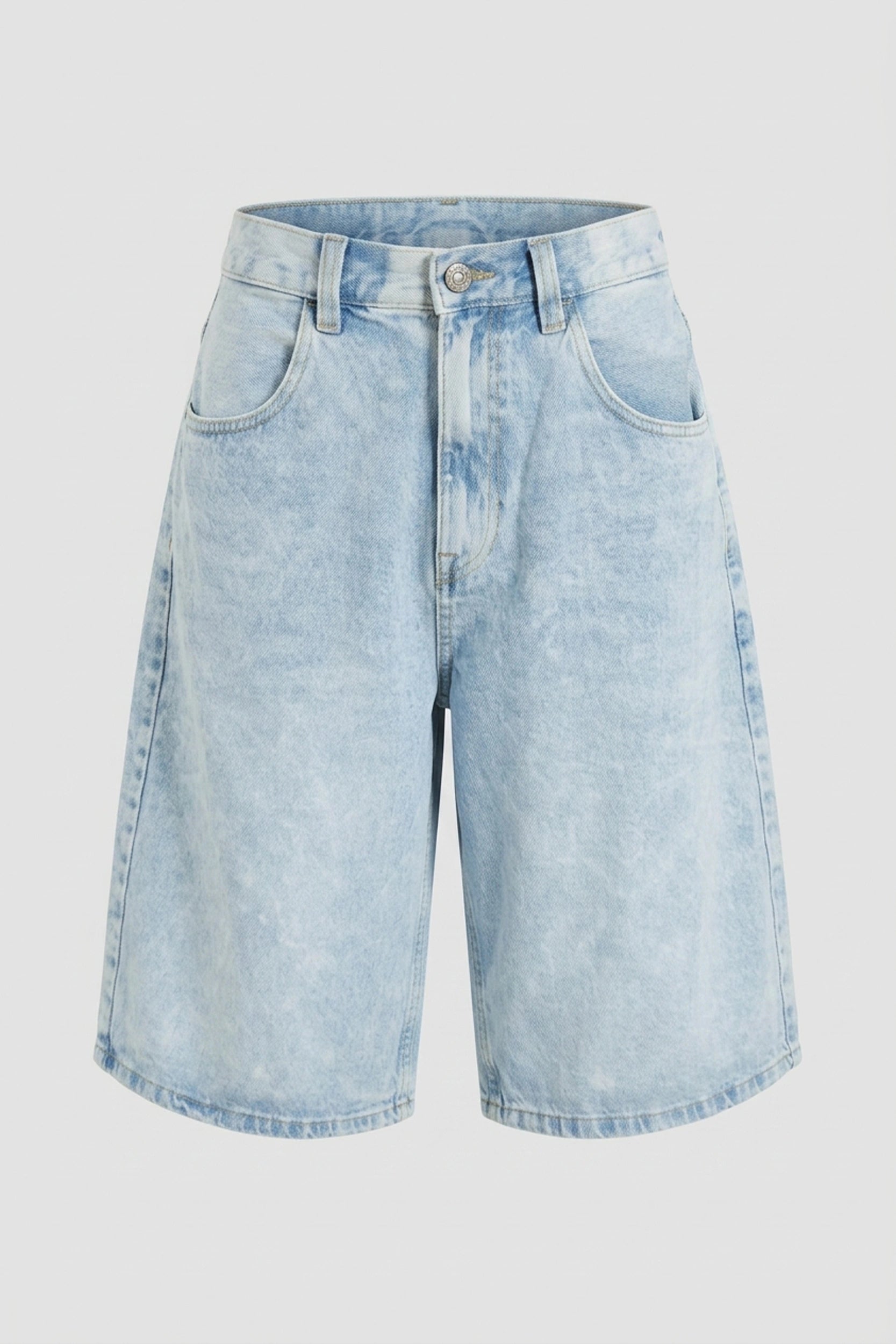 Ladies Denim Baggy Shorts Women Jorts Casual Relaxed