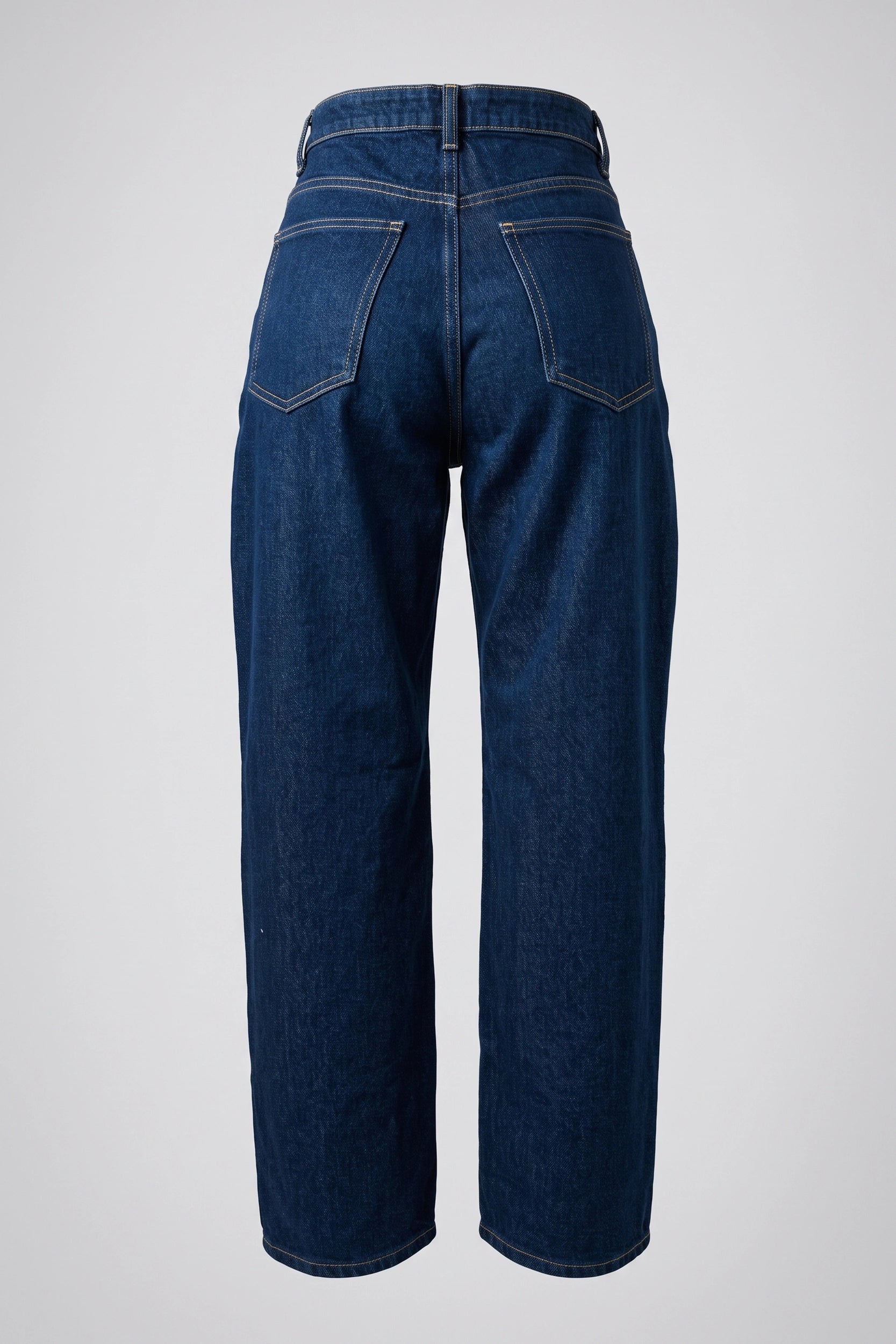 Ladies Straight Cut Mid Rise Denim Jeans