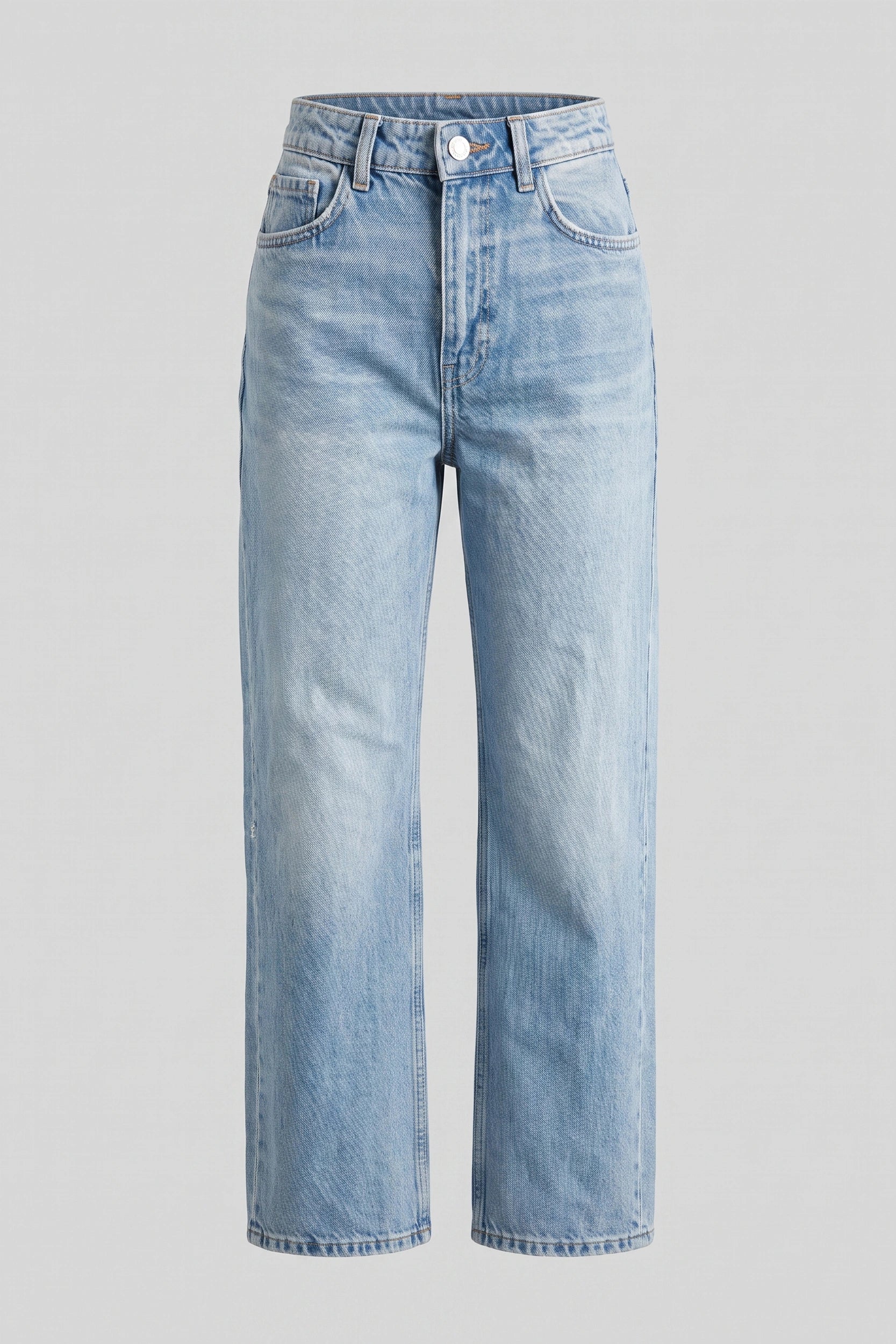 Ladies Straight Cut Slim Fit High Rise Jeans