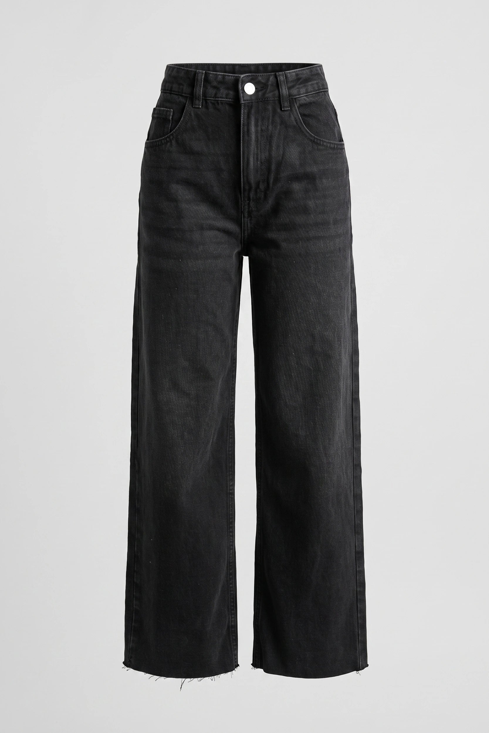 Ladies Straight Cut Super High Rise Denim Jeans