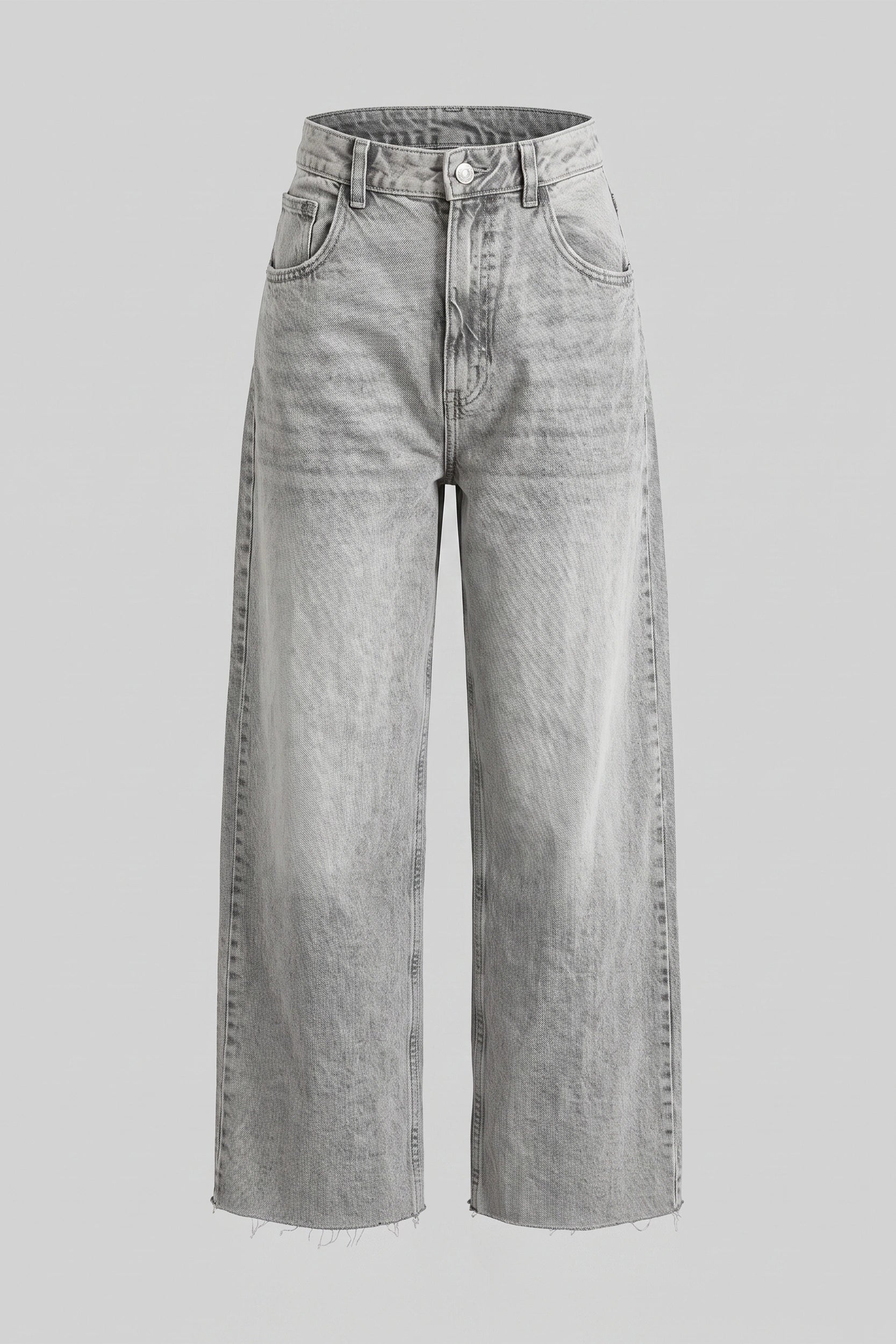 Ladies Straight Cut Super High Rise Denim Jeans