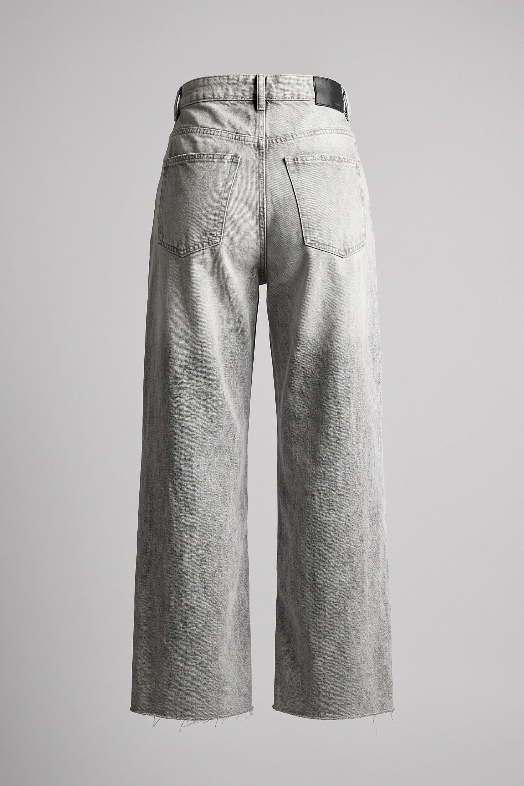 Ladies Straight Cut Super High Rise Denim Jeans
