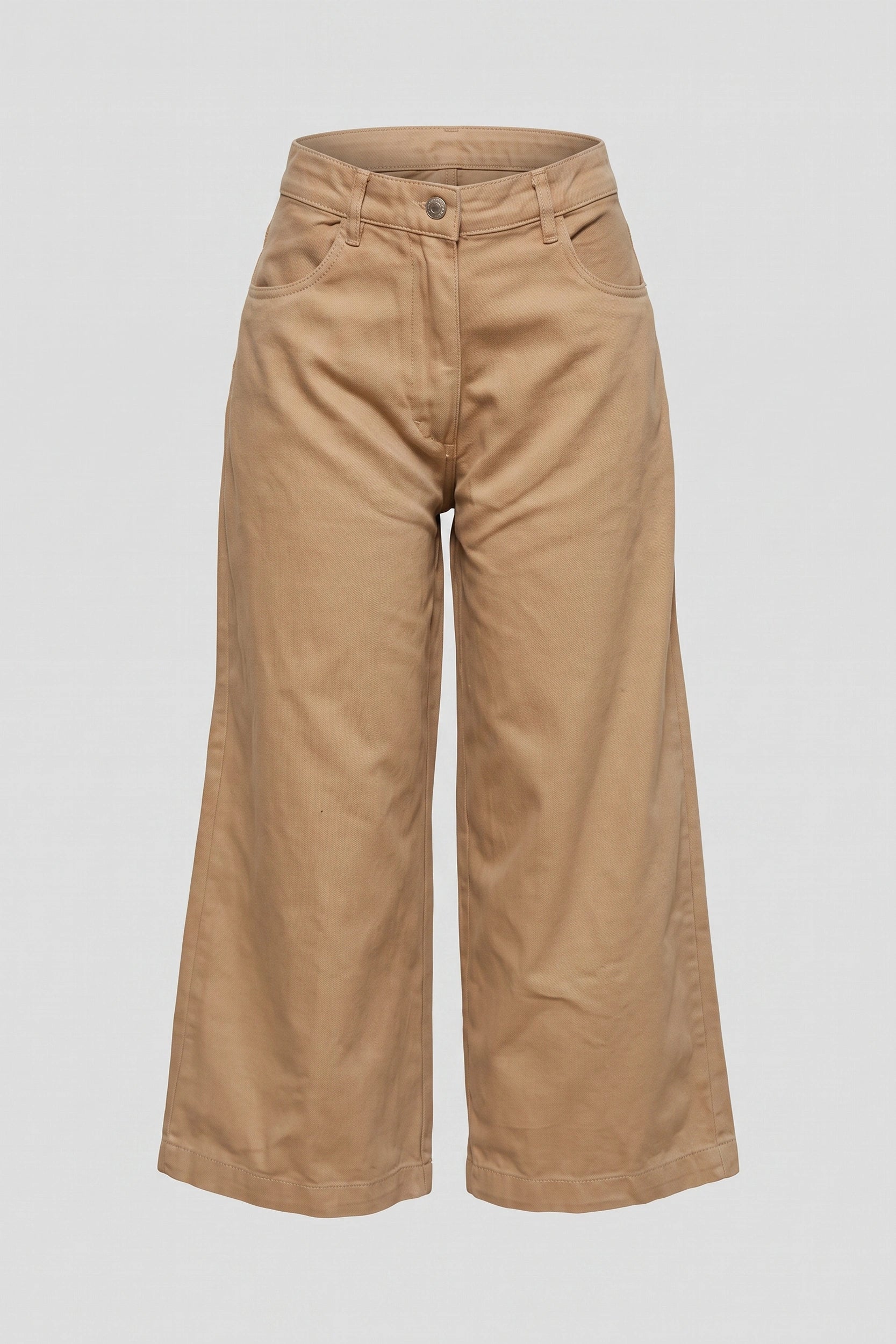 Ladies Wide Leg High Rise Jeans - Relaxed Comfort Fit