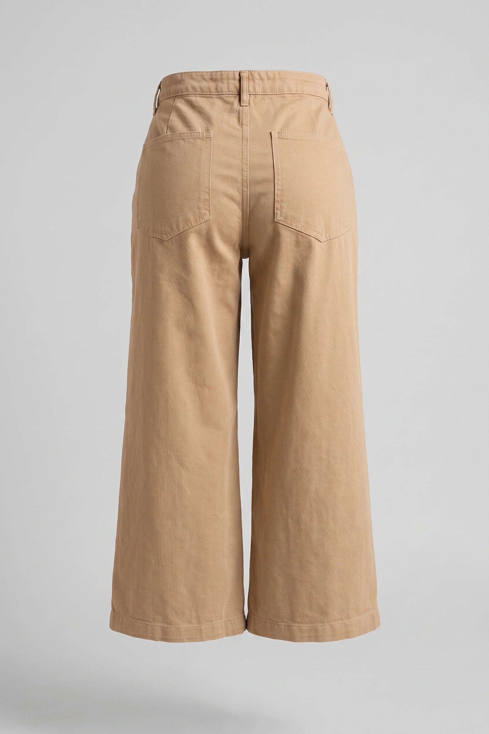 Ladies Wide Leg High Rise Jeans - Relaxed Comfort Fit