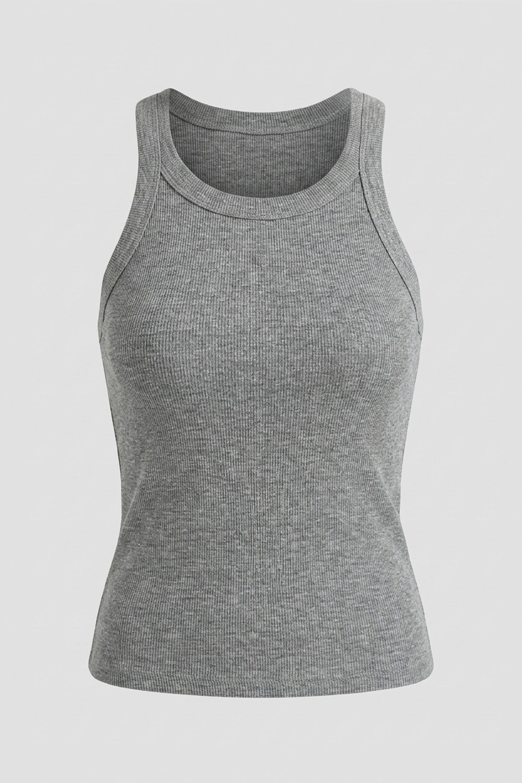 Ladies Full Length Rib Tank Top - Casual Everyday