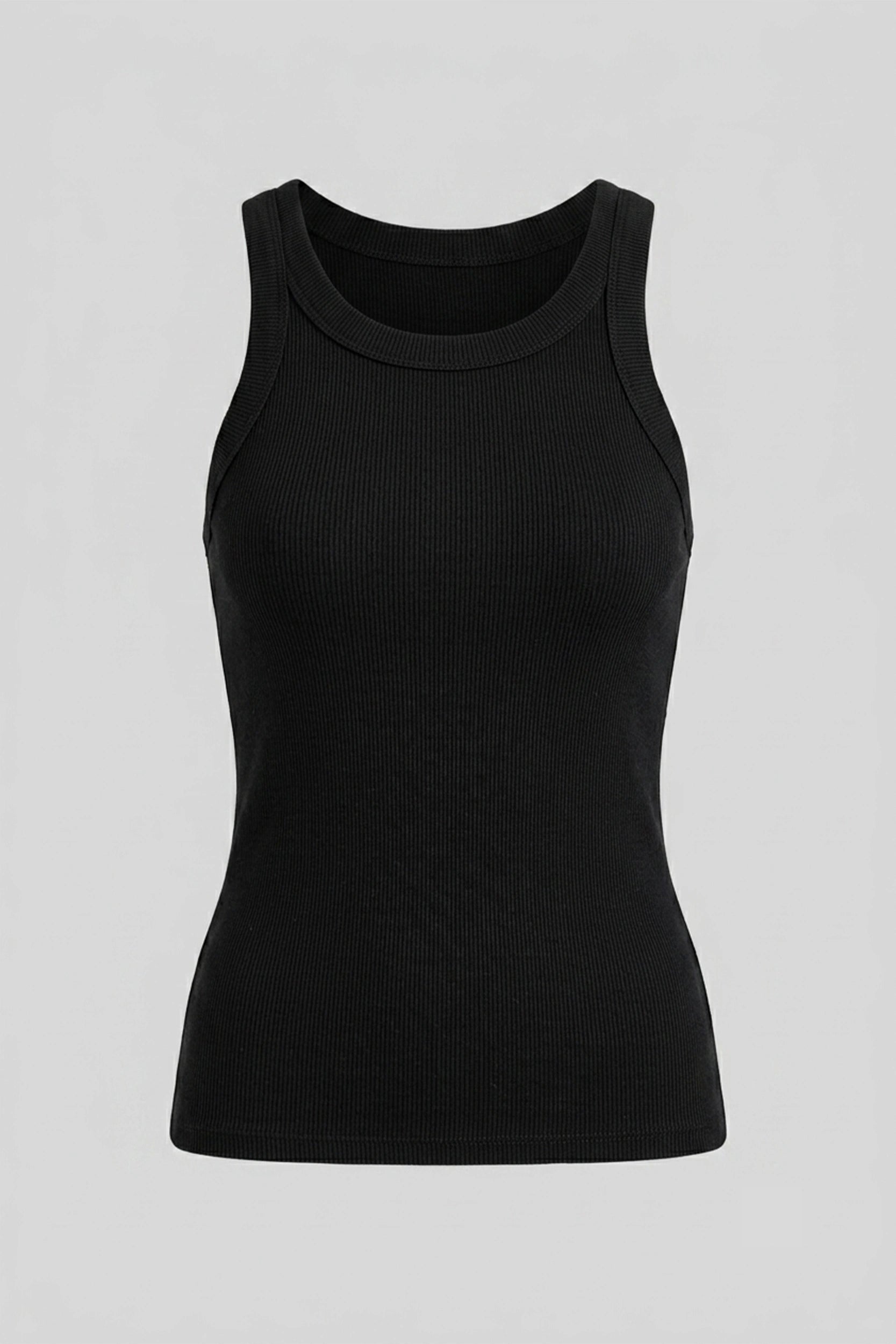 Ladies Full Length Rib Tank Top - Casual Everyday
