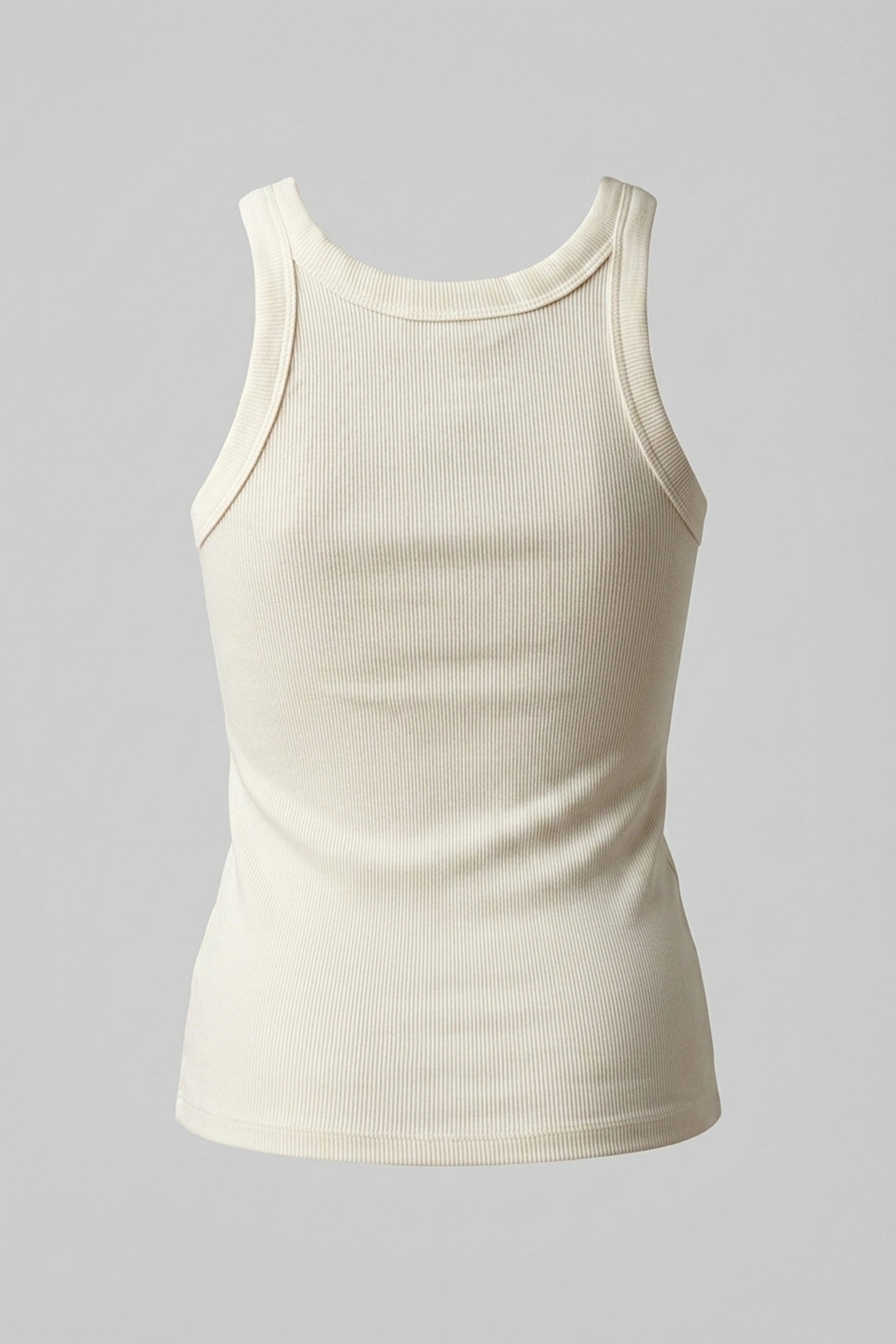 Ladies Full Length Rib Tank Top - Casual Everyday