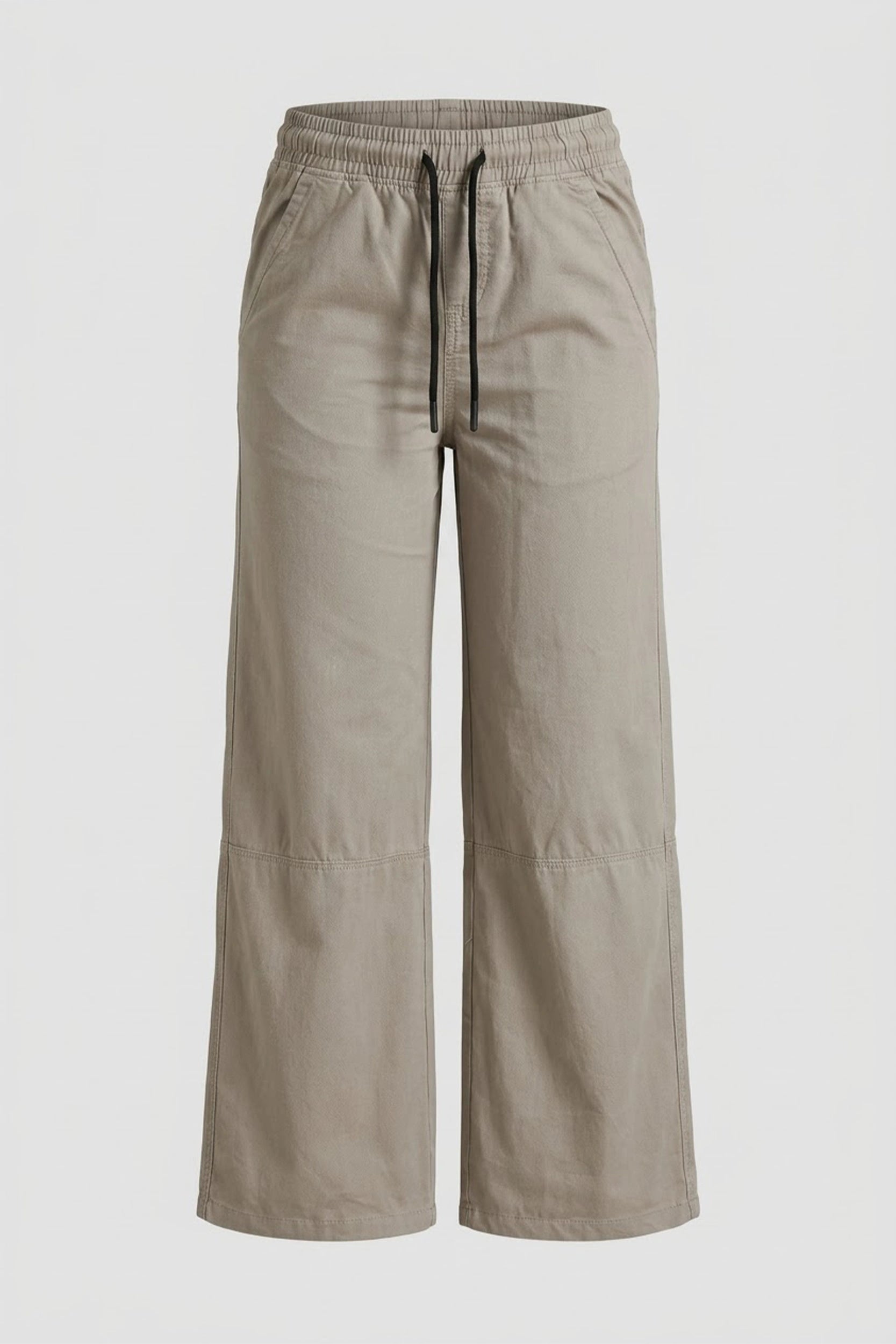 Ladies Garterized Mid Rise Linen Trouser with Drawstring
