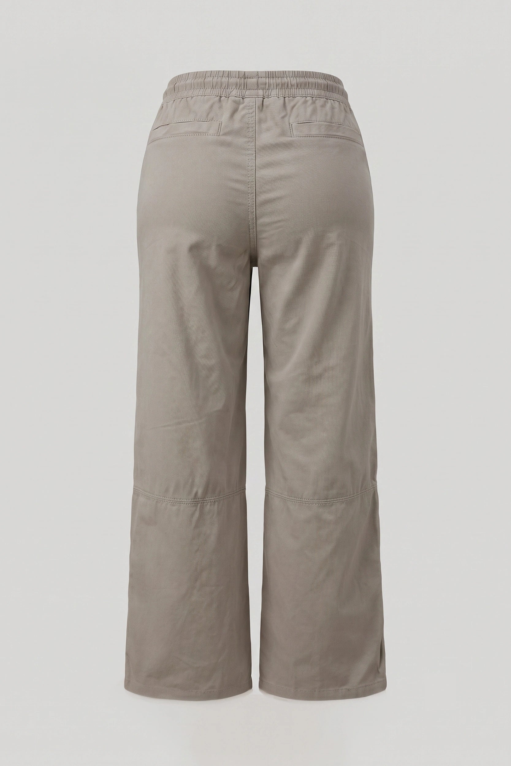 Ladies Garterized Mid Rise Linen Trouser with Drawstring