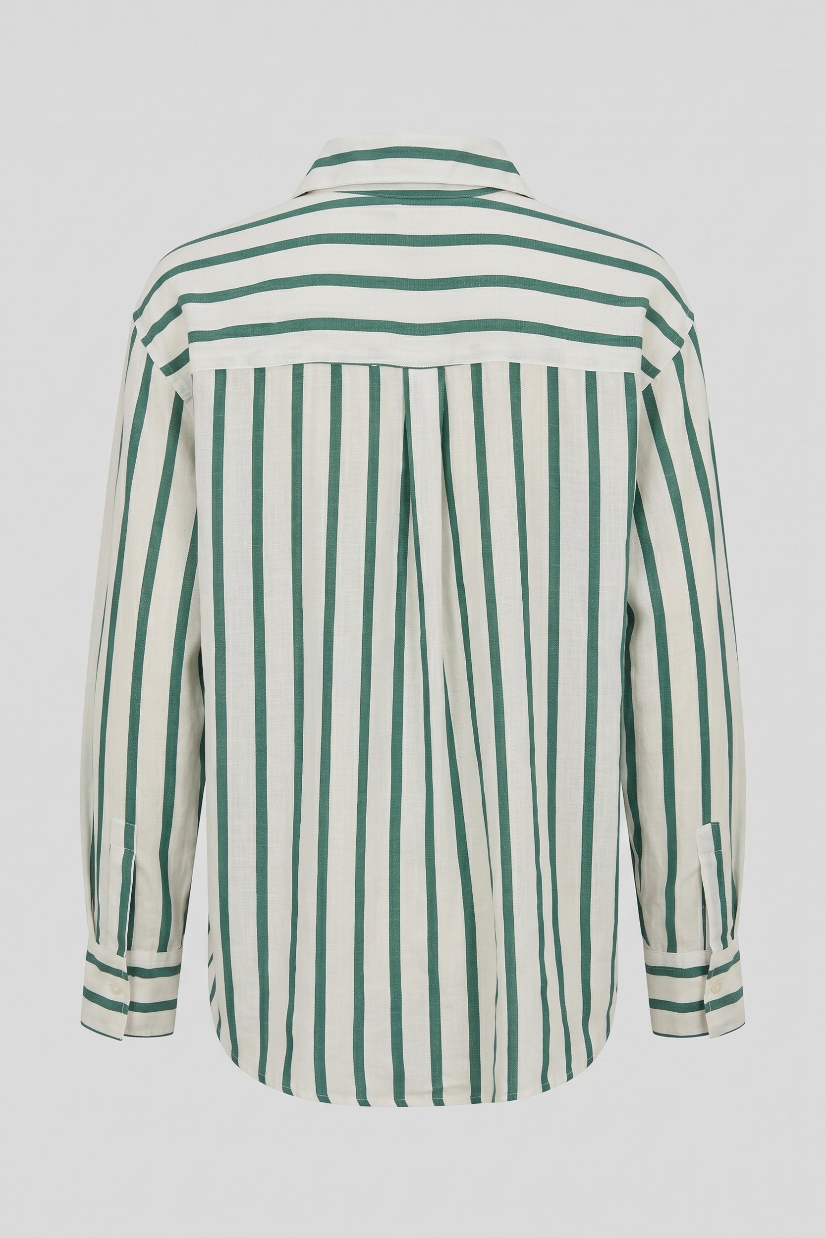 Ladies Long Sleeve Striped Polo Shirt - Casual Style