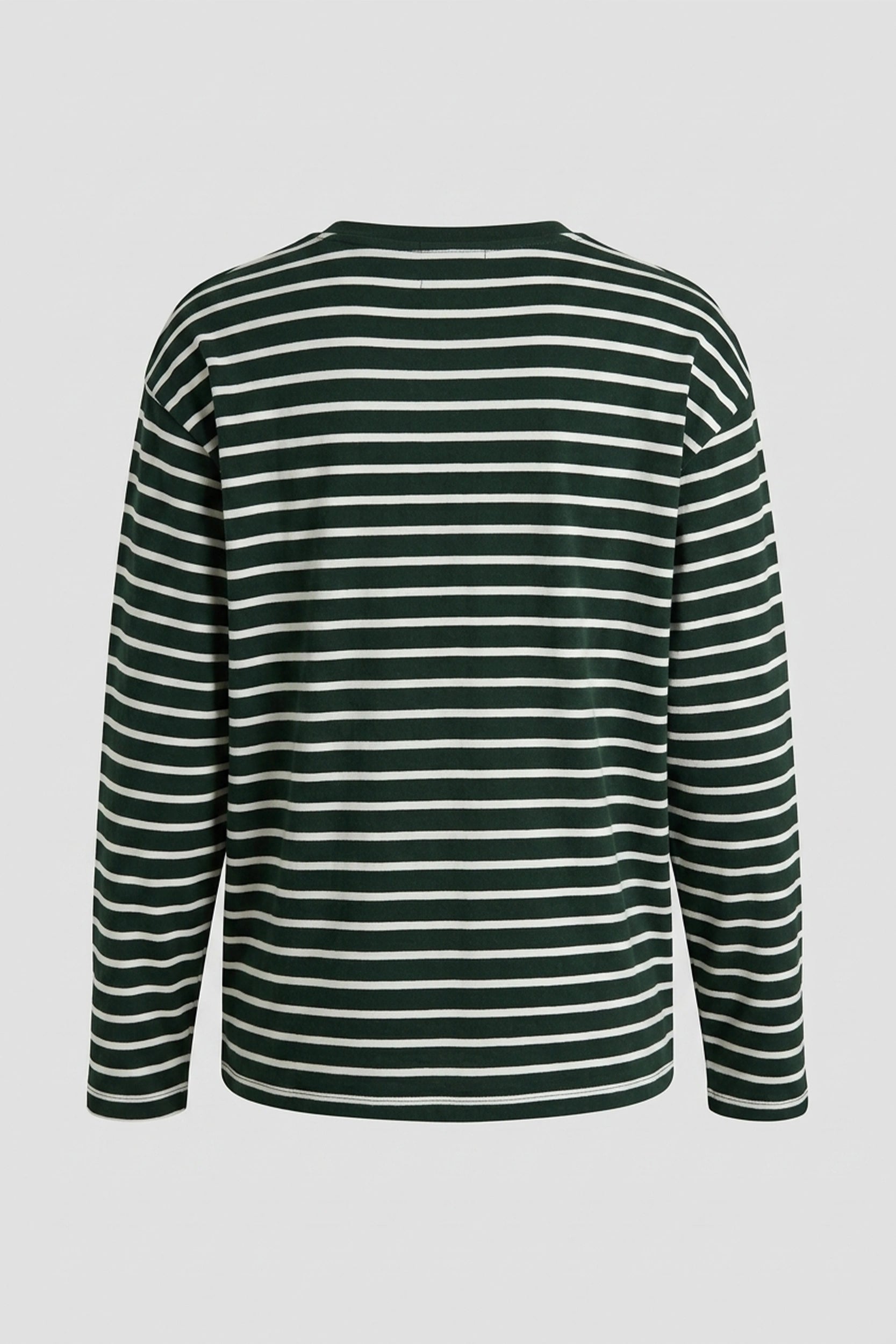 Ladies Longsleeve Striped Top - Casual Everyday Wear