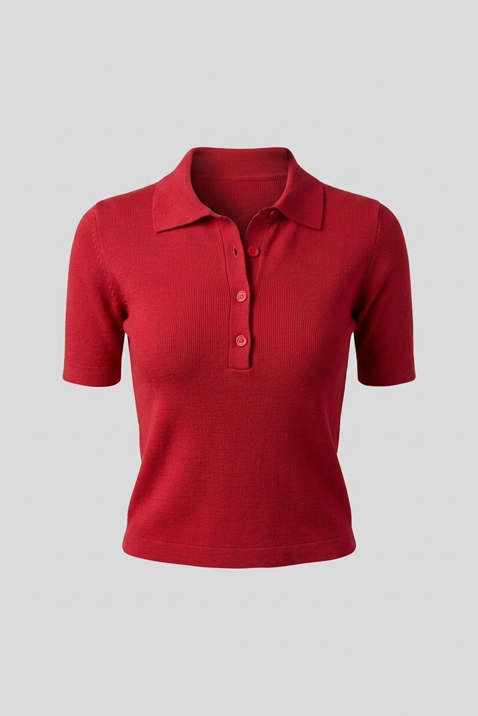 Ladies Polo Shirt Casual Classic Collar Top