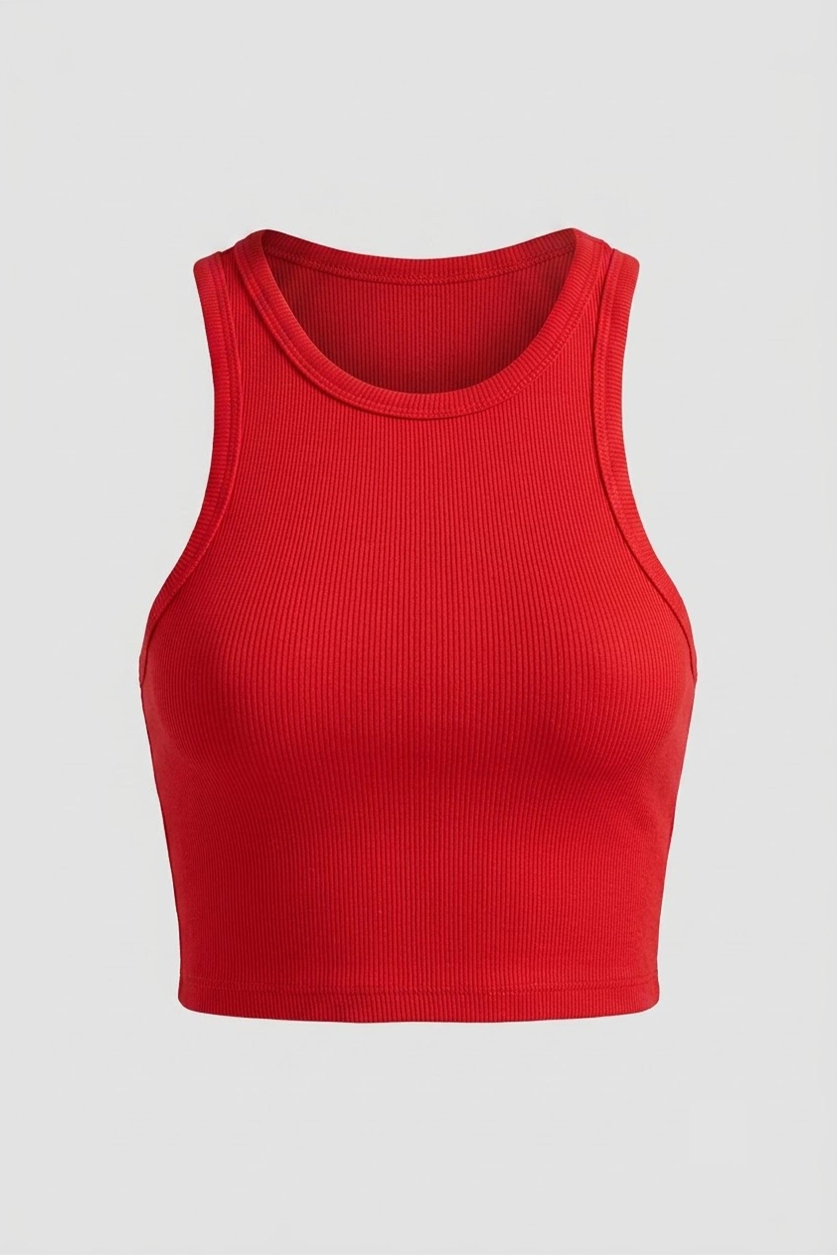 Ladies Rib Tank Top - Casual Everyday Wear