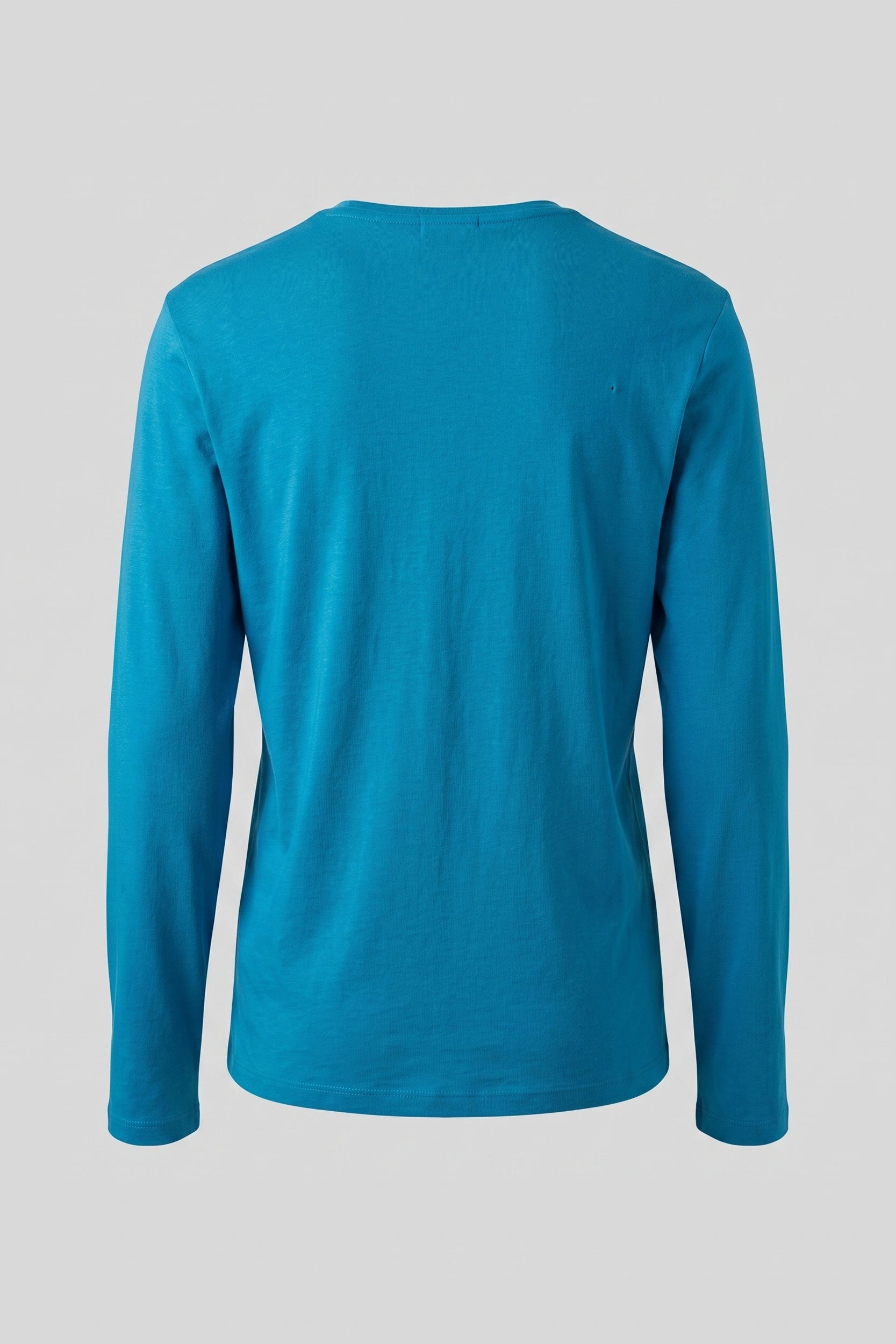 Ladies Round Neck Long Sleeve Top - Casual Everyday Wear