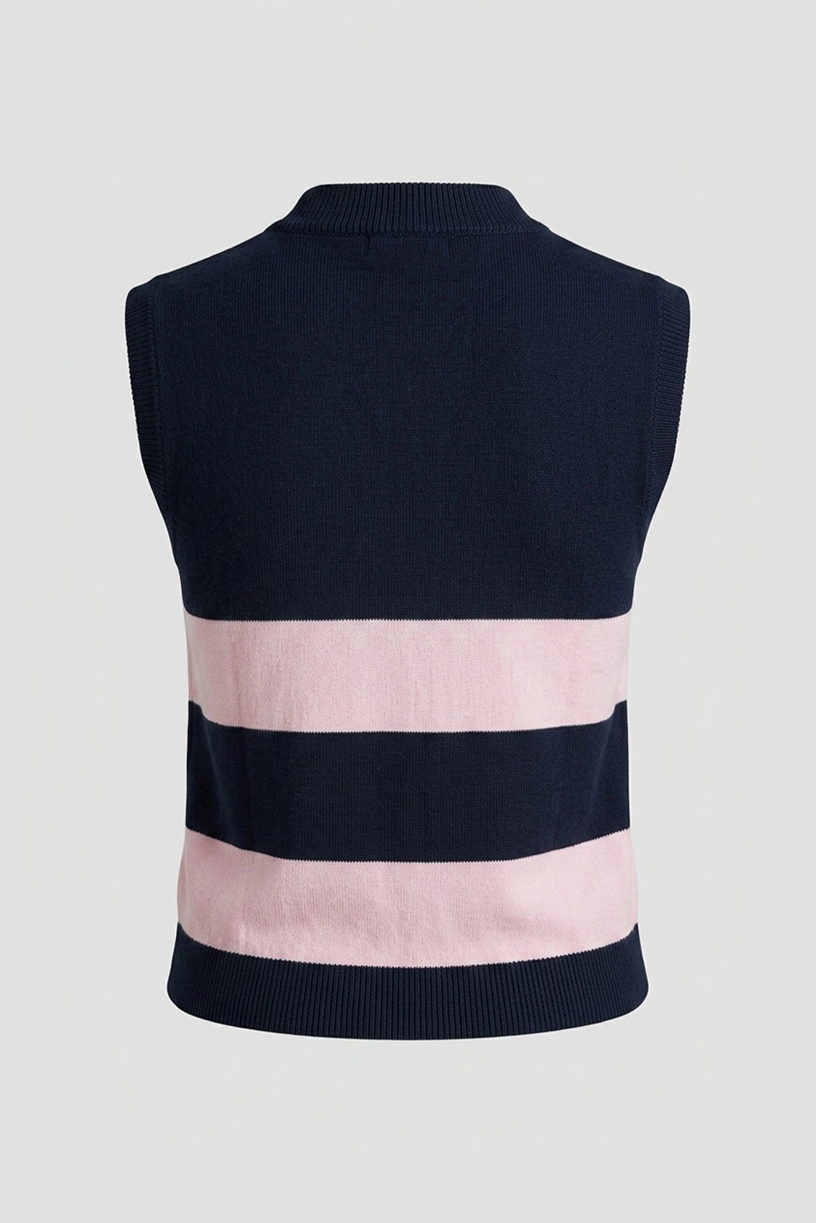 Ladies Sleeveless Knitted Front Button Vest