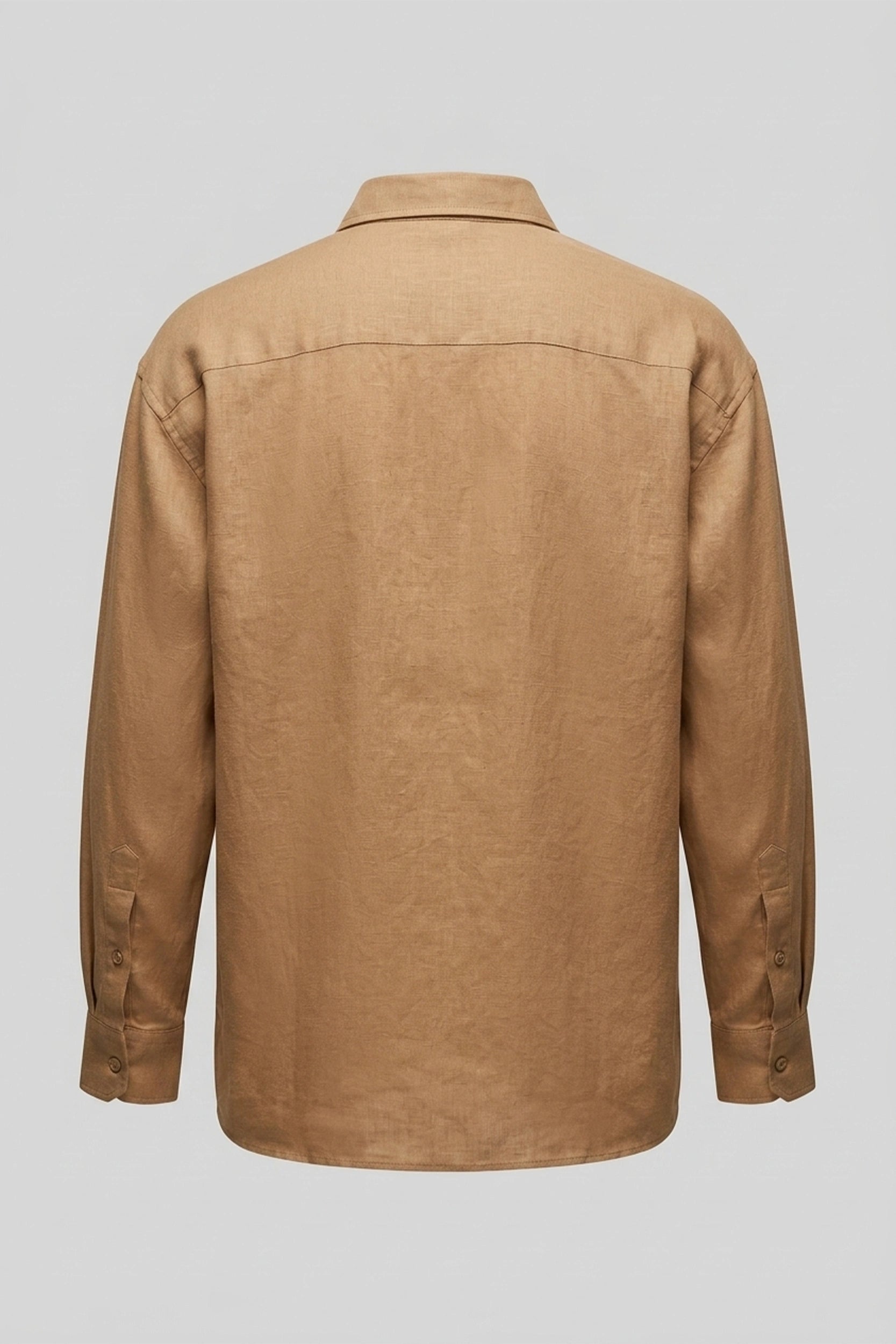 Linen Dropshoulder Oversized Longsleeve Top for Women