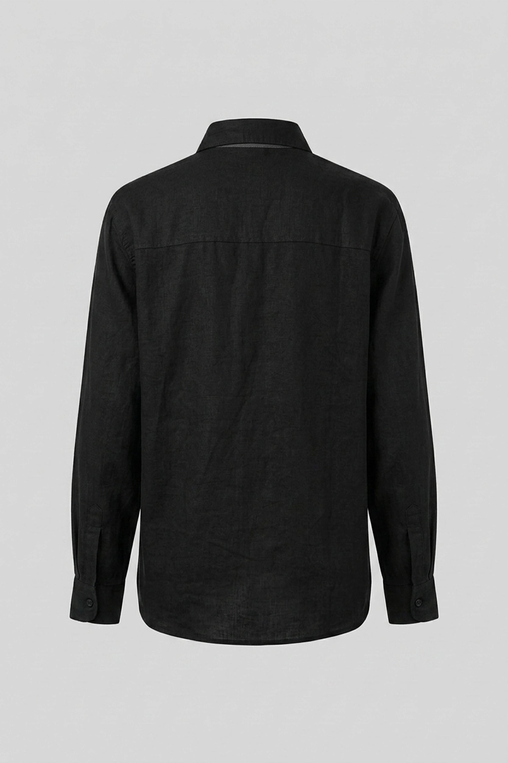 Linen High Density Longsleeve Regular Fit Ladies Shirt
