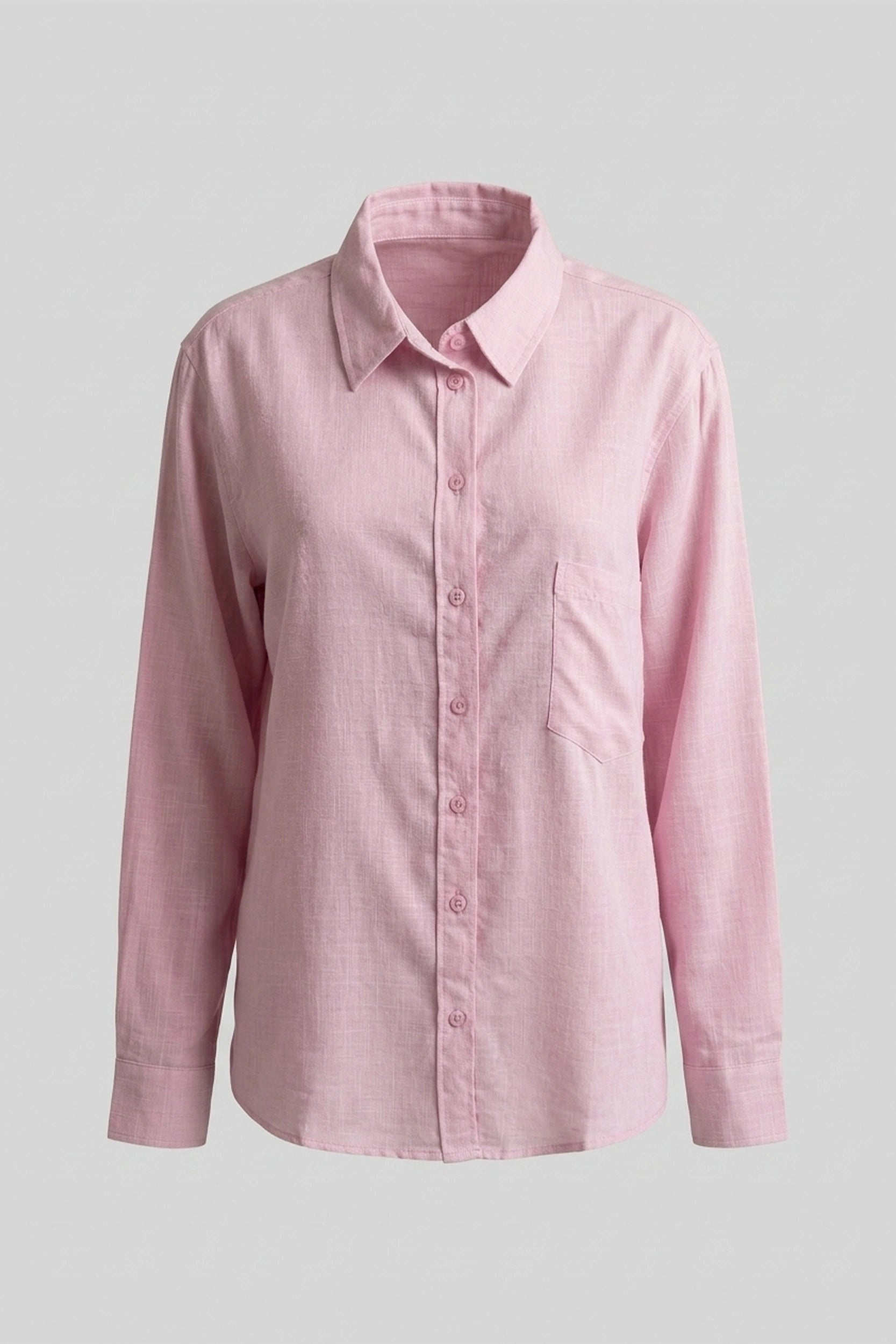 Linen Longsleeve Standard Regular Fit Shirt