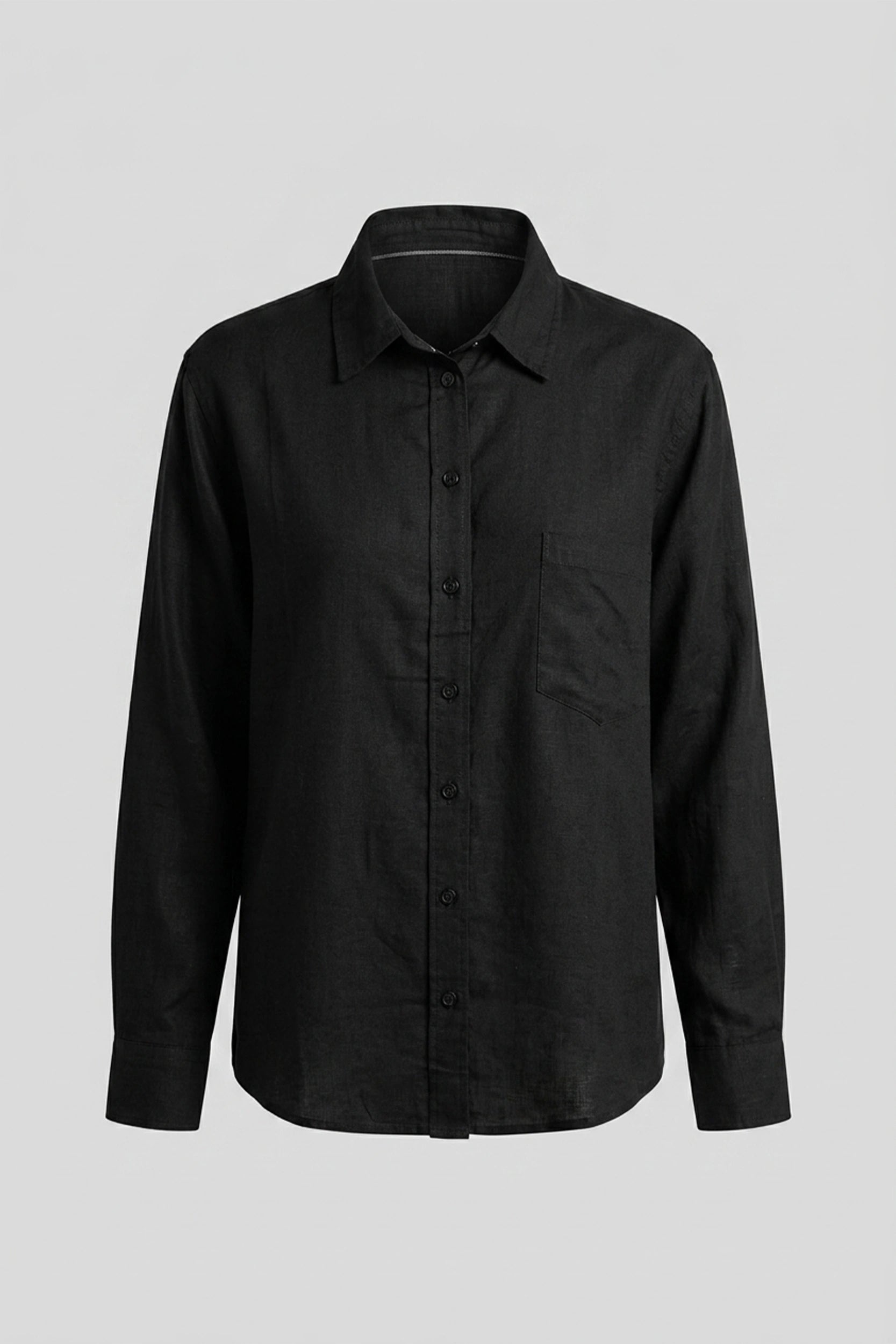 Linen Longsleeve Standard Regular Fit Shirt
