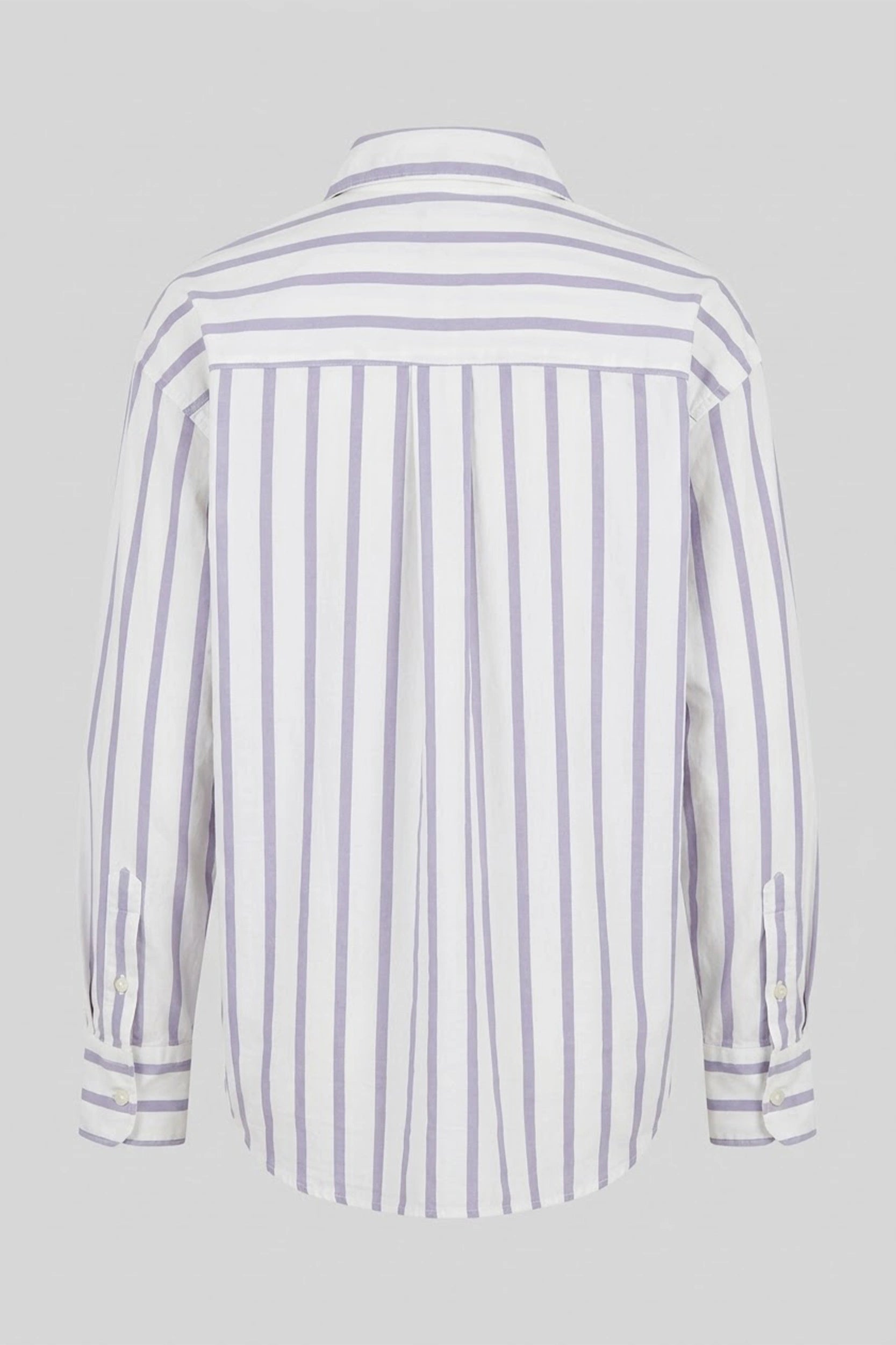 Linen Longsleeve Stripe Ladies Shirt - Casual Everyday