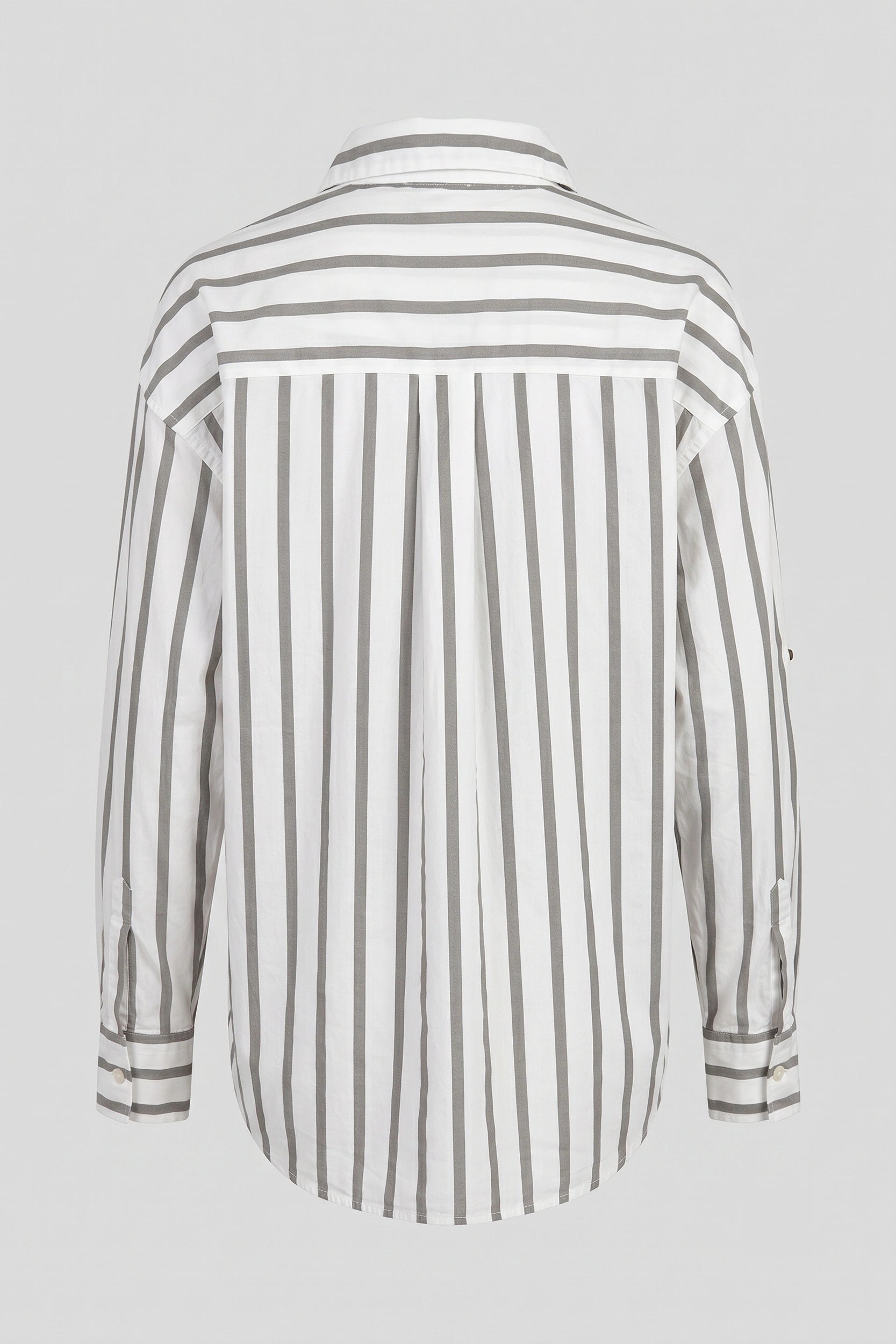 Linen Longsleeve Stripe Ladies Shirt - Casual Everyday