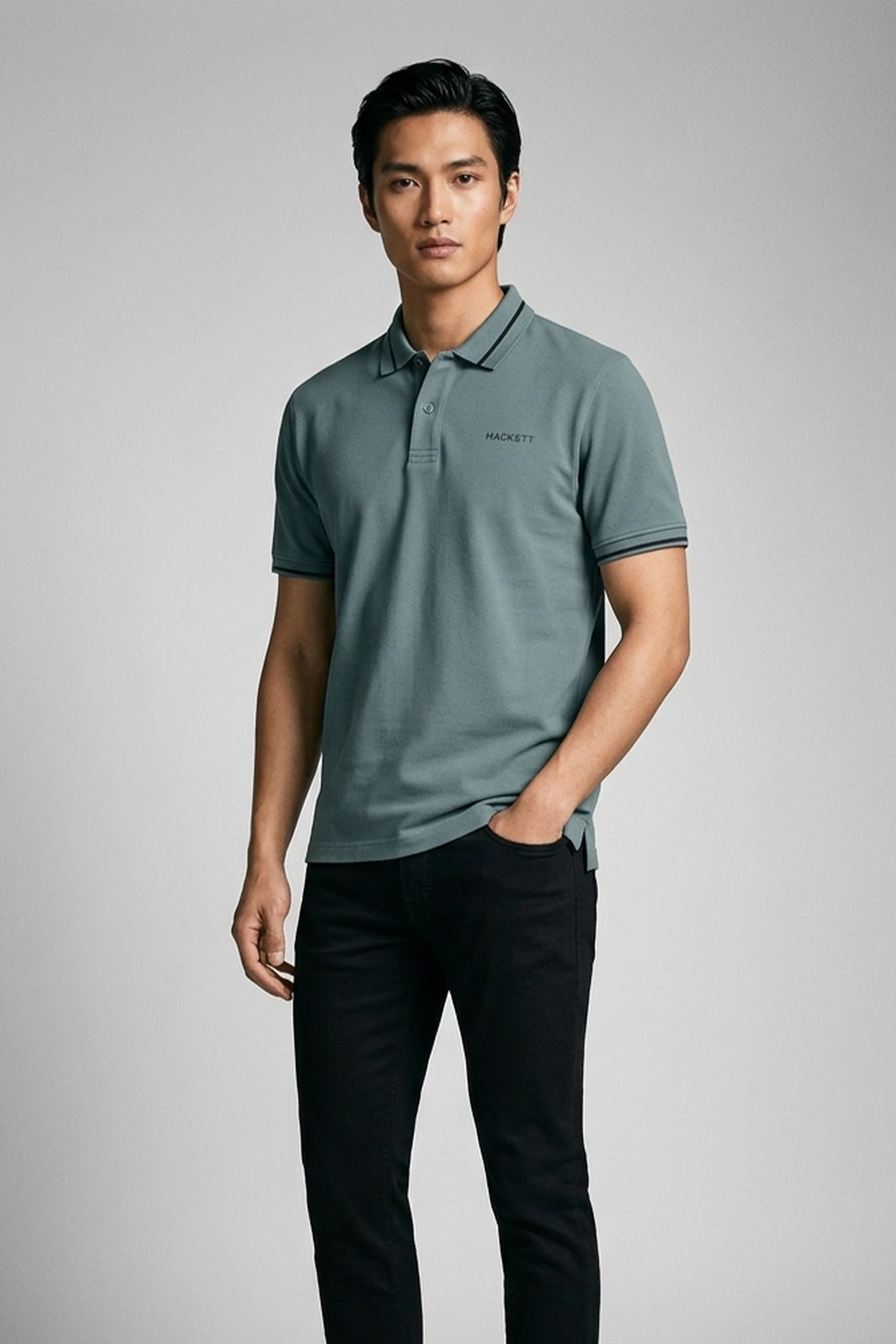 Men's Polo Shirt - Classic Cotton Casual Top for Everyday