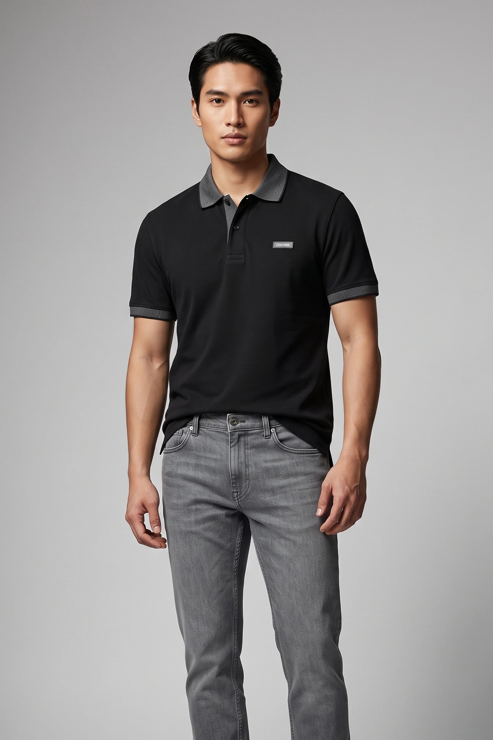 Men's Slim Fit Polo Shirt - Classic Cotton Casual Style
