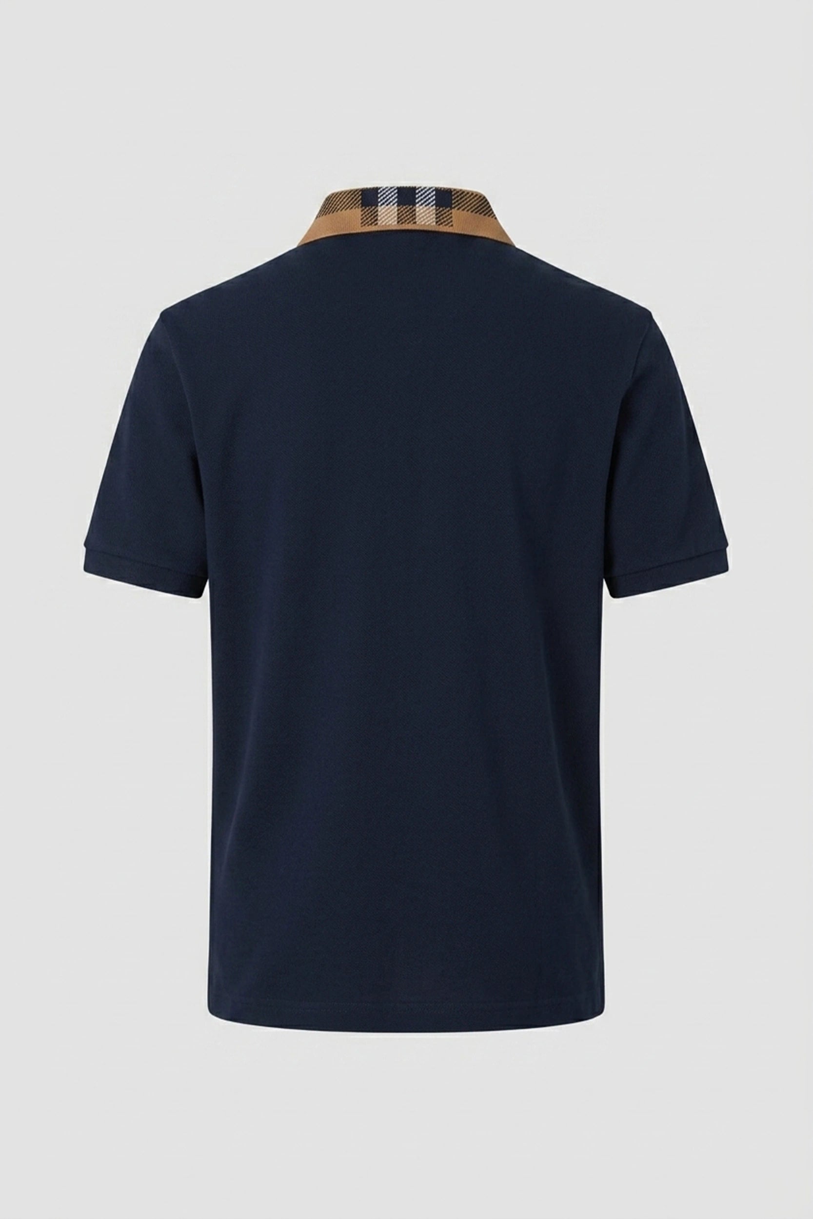 Men's Polo Shirt with Signature Collar Design Detail