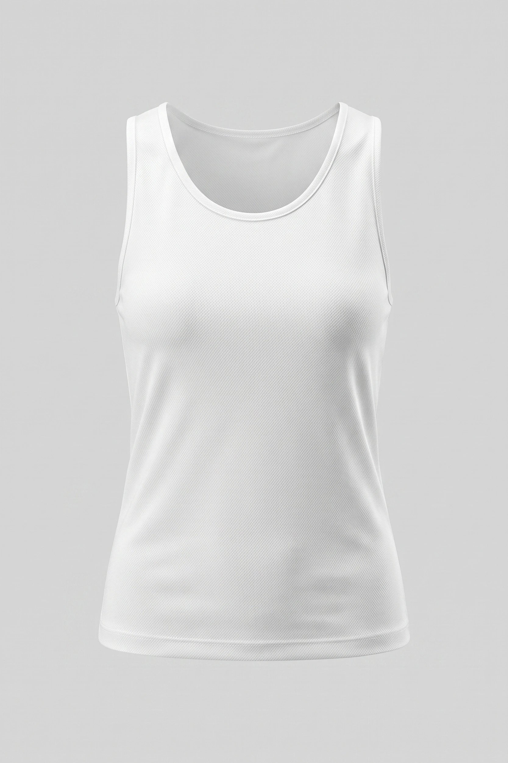 Mesh Fabric Women Sports Tank Top - Breathable Activewear