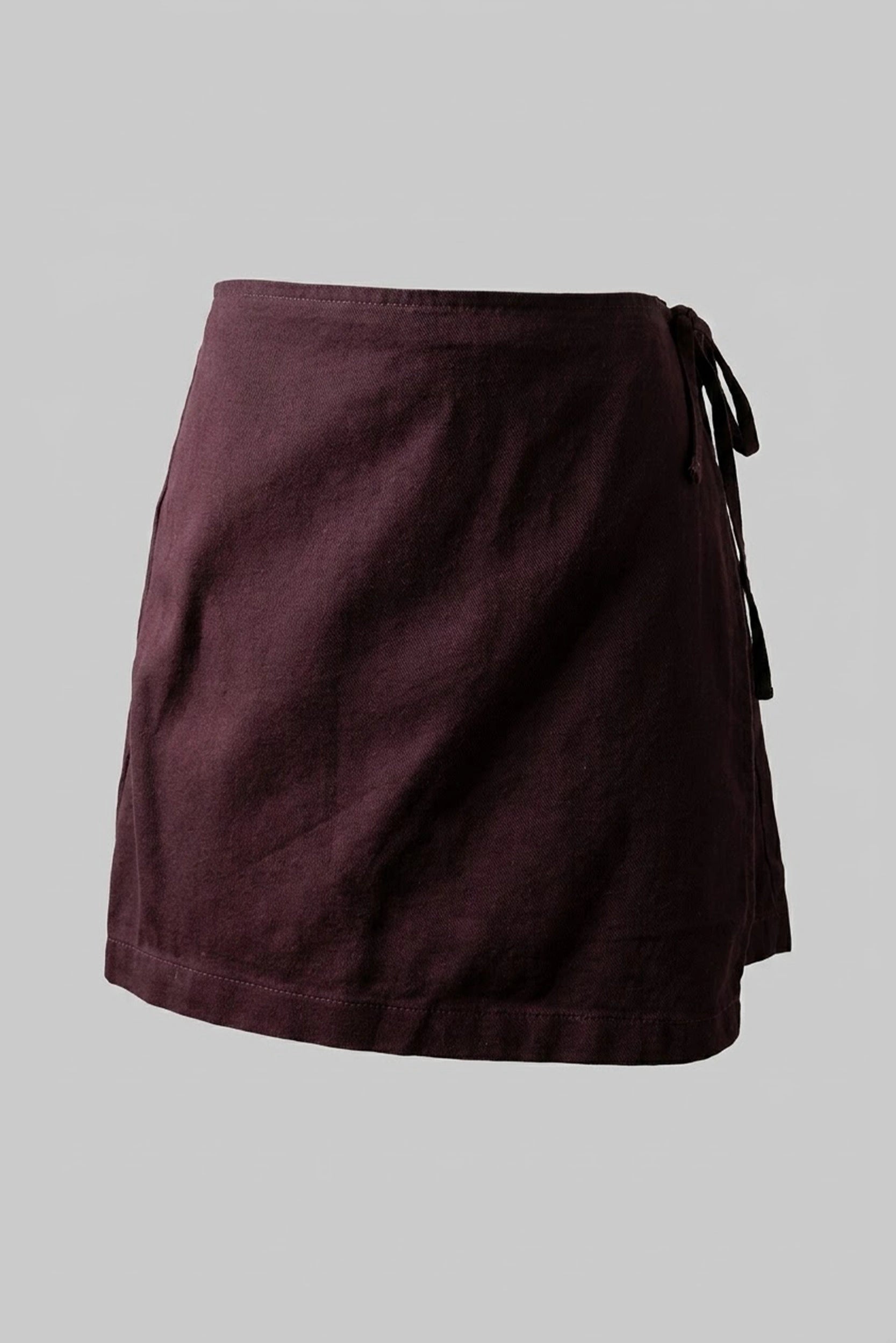 Ladies Denim Wrap Skort High Waist Women's Skirt Short