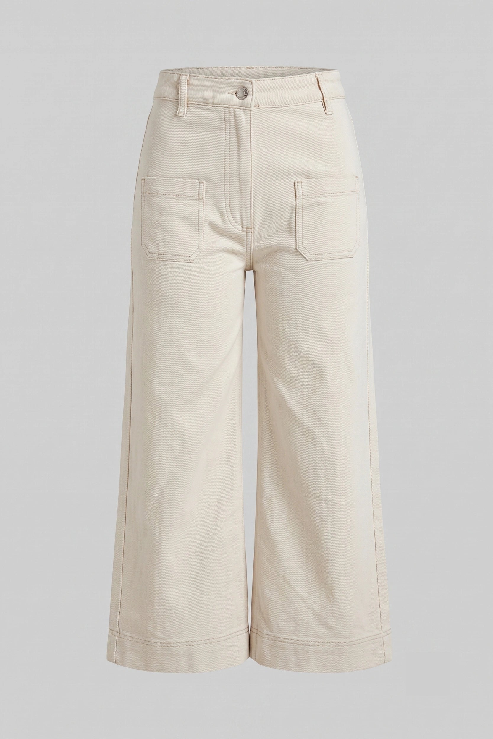 Ladies Wide Leg four Pocket High Rise Slim Hip Trousers