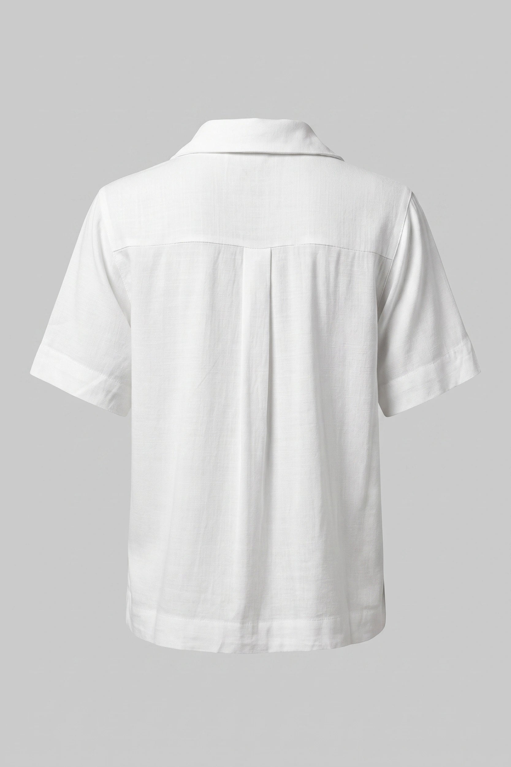 Ladies Soft Linen Polo Shirt Short Sleeve Women Top